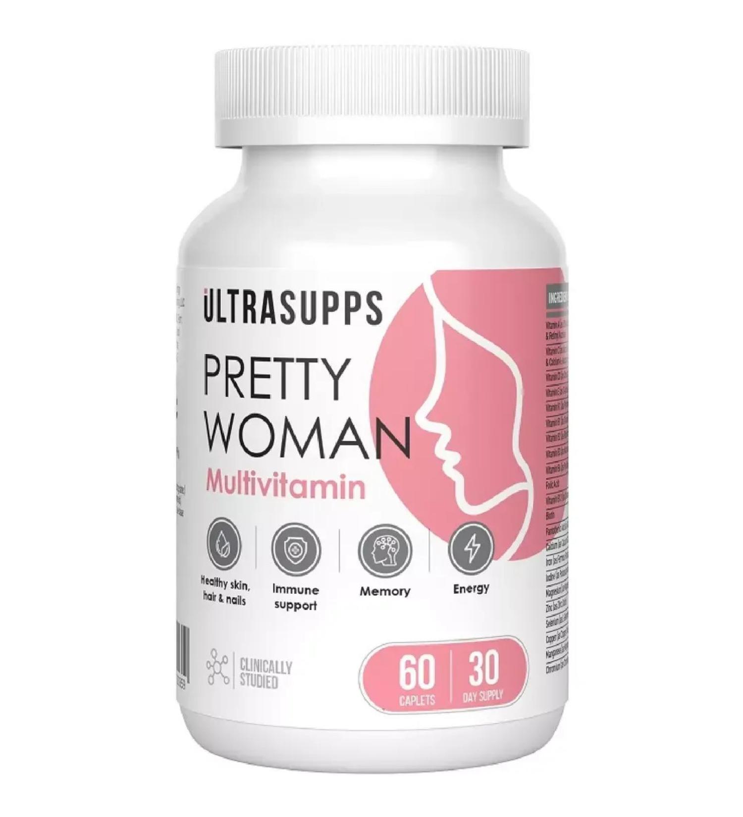 UltraSupps Ultrasapps Priti Vumen Multivitamin 60 pcs. Capsules M-4pcs
