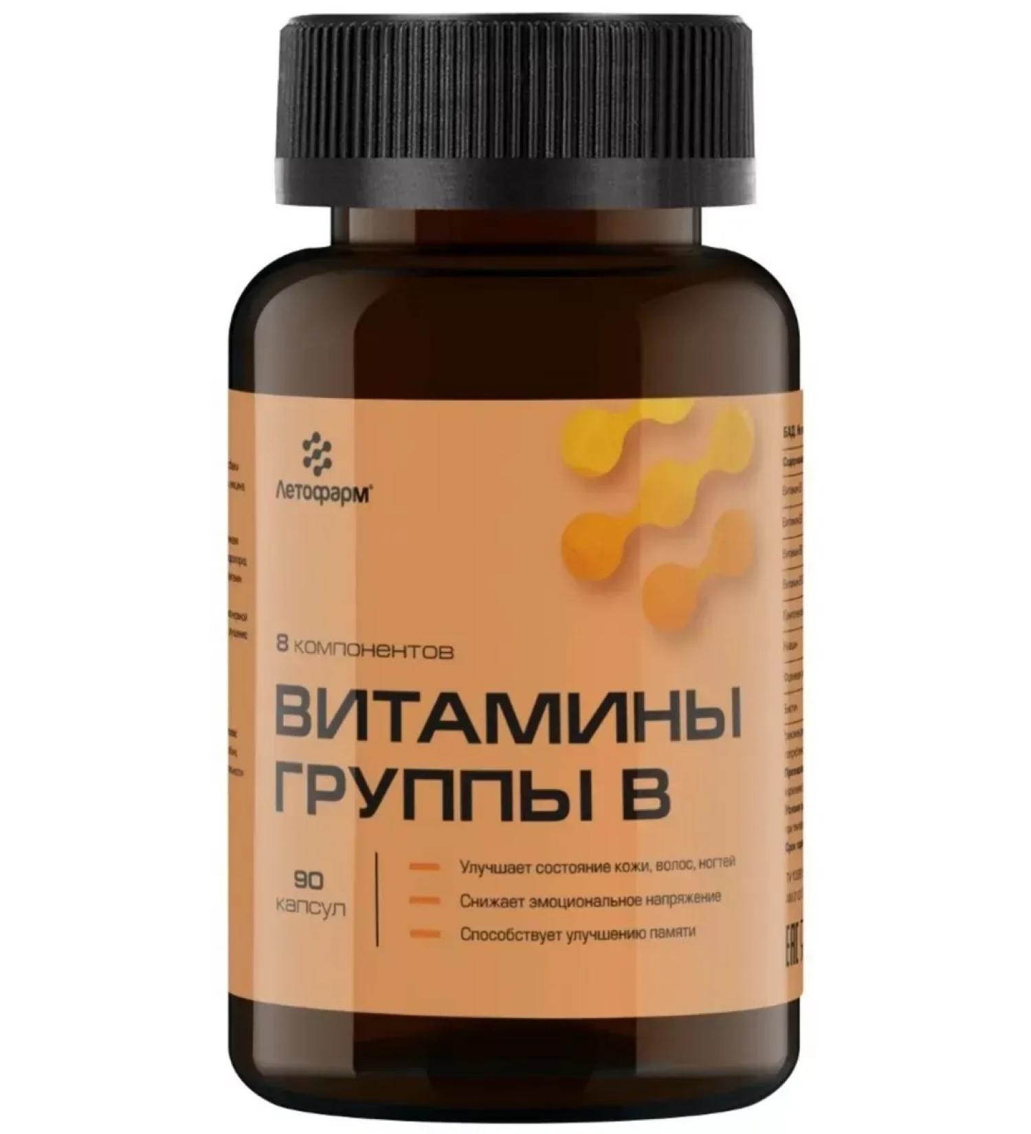 LETOFARM B vitamins in 90 pcs. capsules weighing 0.36 -2 pcs - Buy Online on GoSupps.com