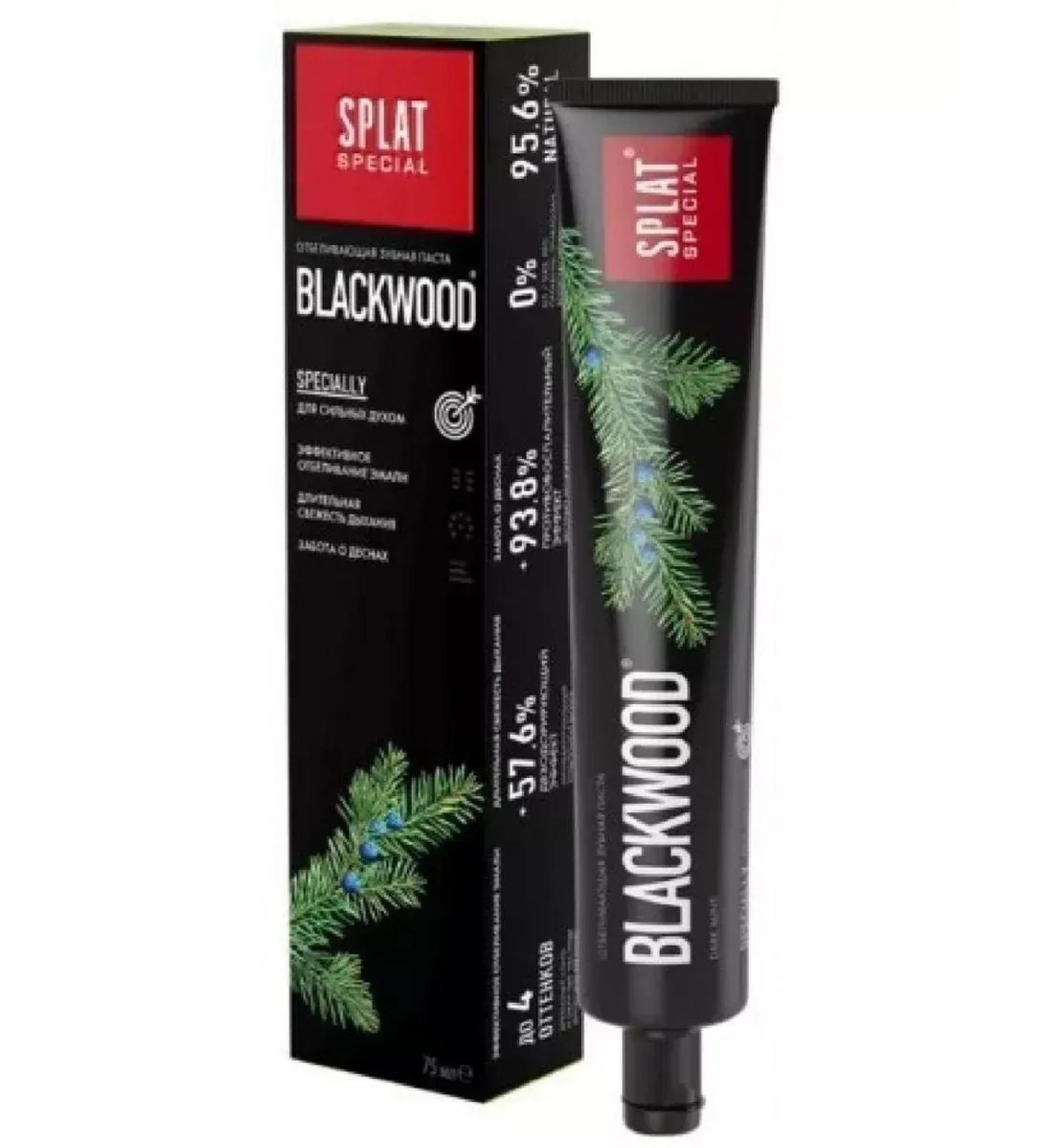 SPLAT Special toothpaste Blackwood 75 ml-3pcs - Buy Online on GoSupps.com