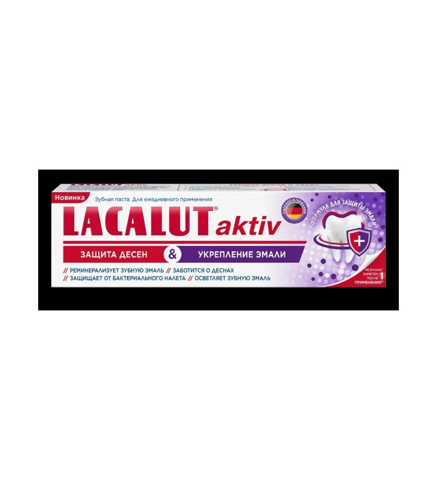 LACALUT AKTIV Pasta Glace Protection Emali 75 ml -2 pcs - Buy Online on GoSupps.com