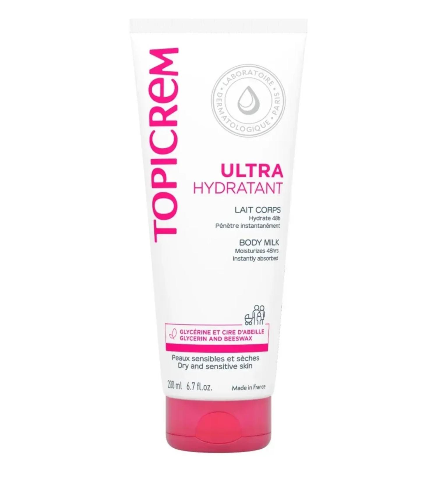 TOPICREM Ultra-moisturizing body of the body 200 ml-3pcs
