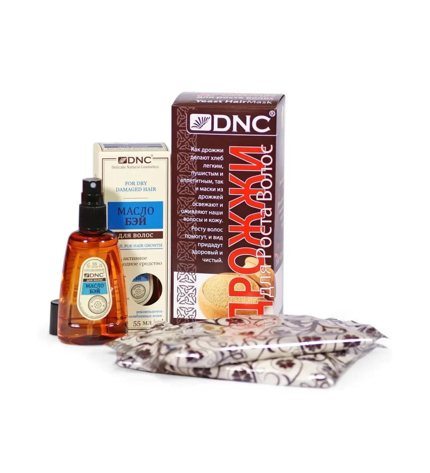 DNC set for active hair growth against hair loss: Bay oil and a living yeast mask. - Buy Online on GoSupps.com