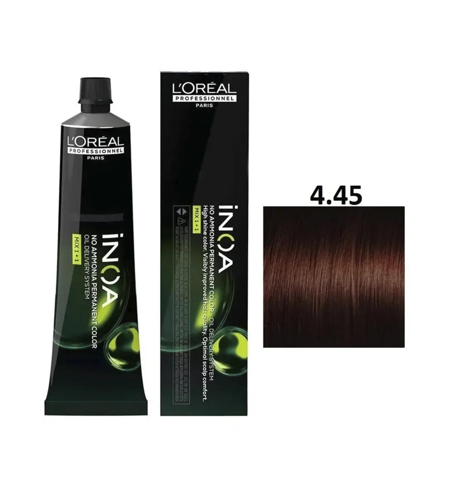 L'Oreal Inoa ODS2 dye with oxidation without ammonia 4.45 - Buy Online on GoSupps.com
