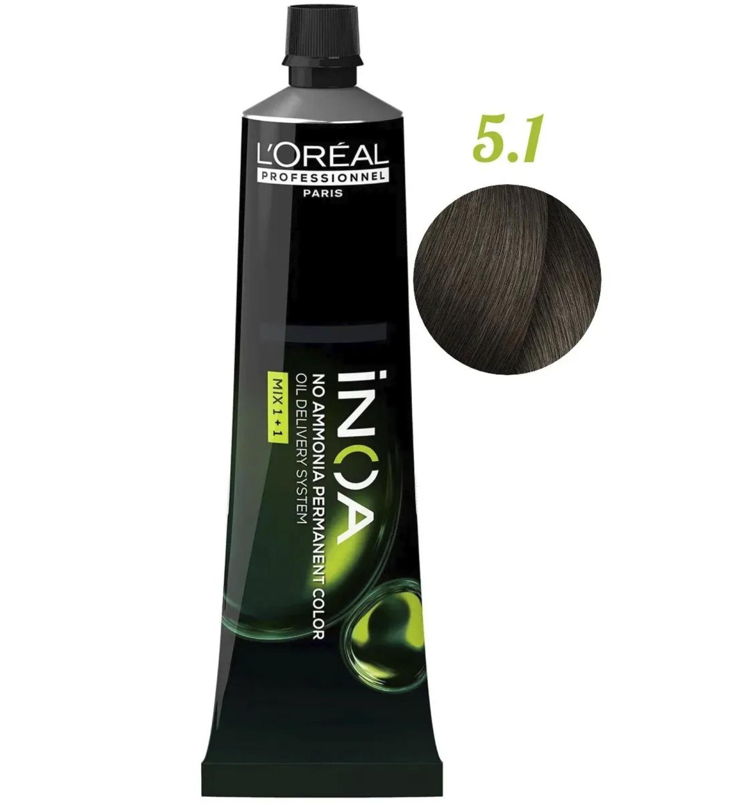 L'Oreal Inoa ODS2 dye with oxidation without ammonia 5.1 - Buy Online on GoSupps.com