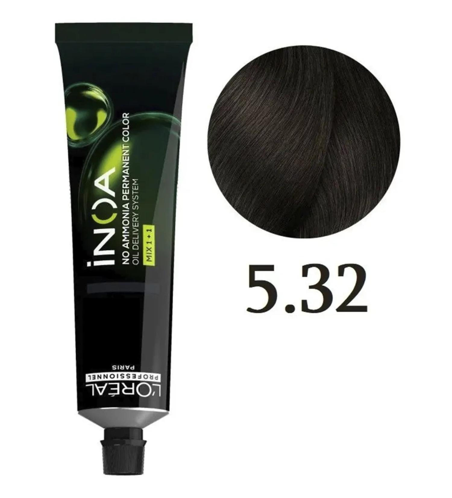 L'Oreal Inoa ODS2 dye with oxidation without ammonia 5.32 - Buy Online on GoSupps.com