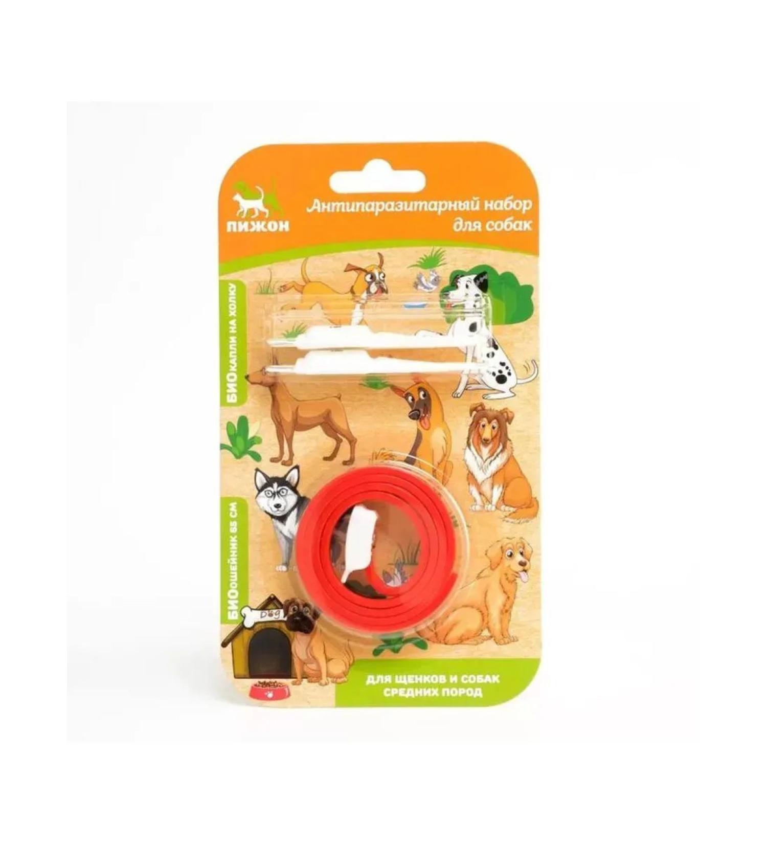 Dude Set of parasites for dogs of medium breeds