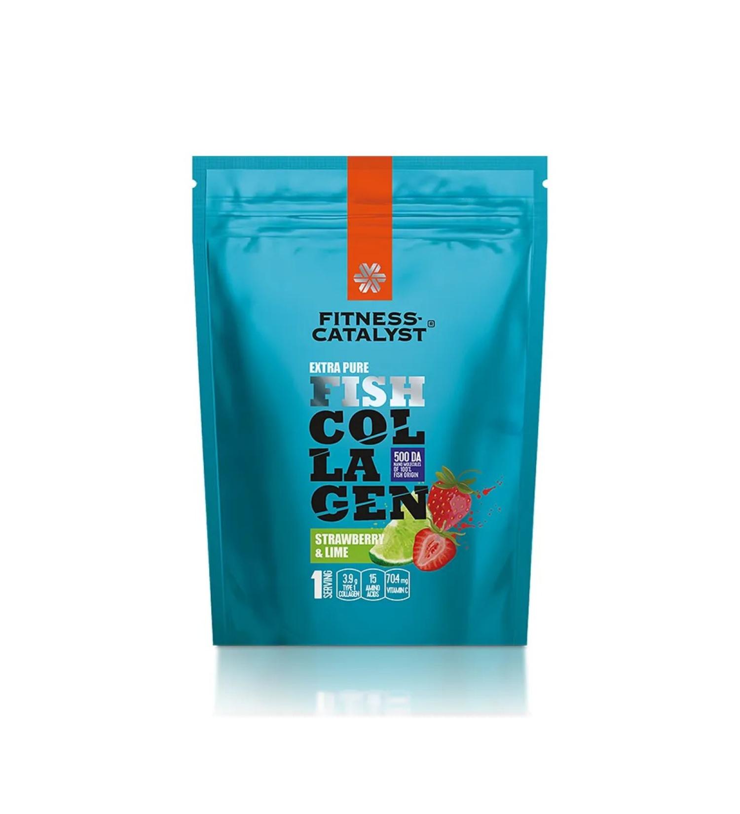Pure fish collagen (strawberry-lam) 200