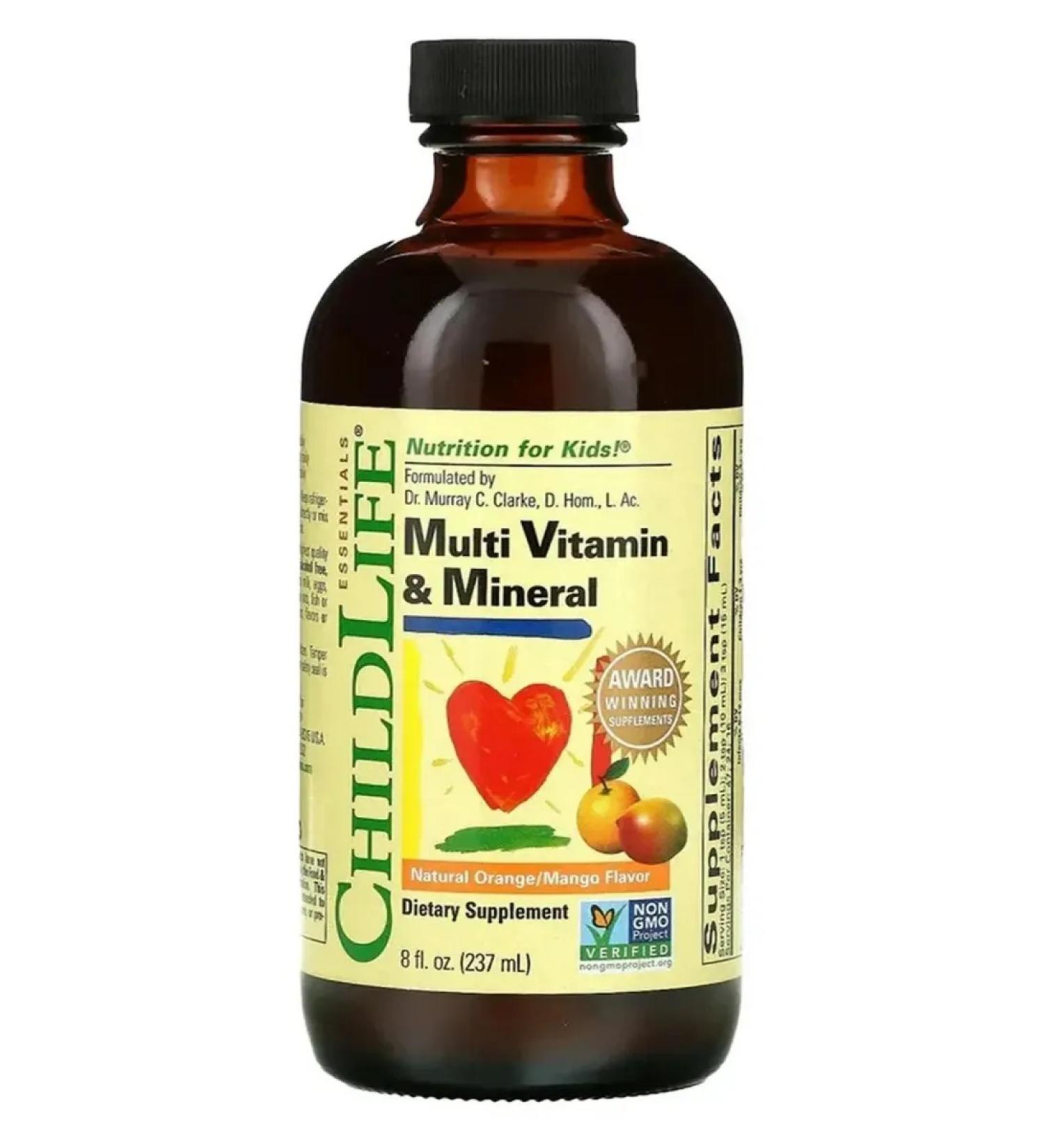 ChildLife Vitamins for children liquid multivitamins 237 ml - Buy Online on GoSupps.com