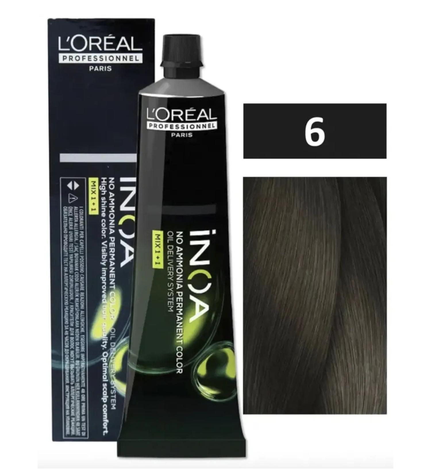L'Oreal Inoa ODS2 dye oxidation without ammonia 6 - Buy Online on GoSupps.com