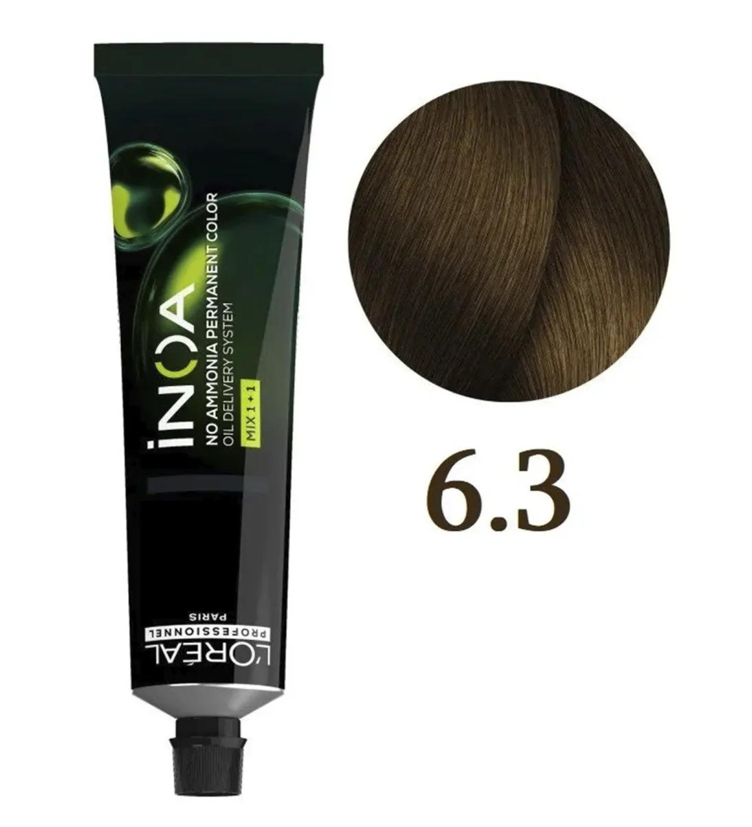L'Oreal Inoa ODS2 dye with oxidation without ammonia 6.3 - Buy Online on GoSupps.com