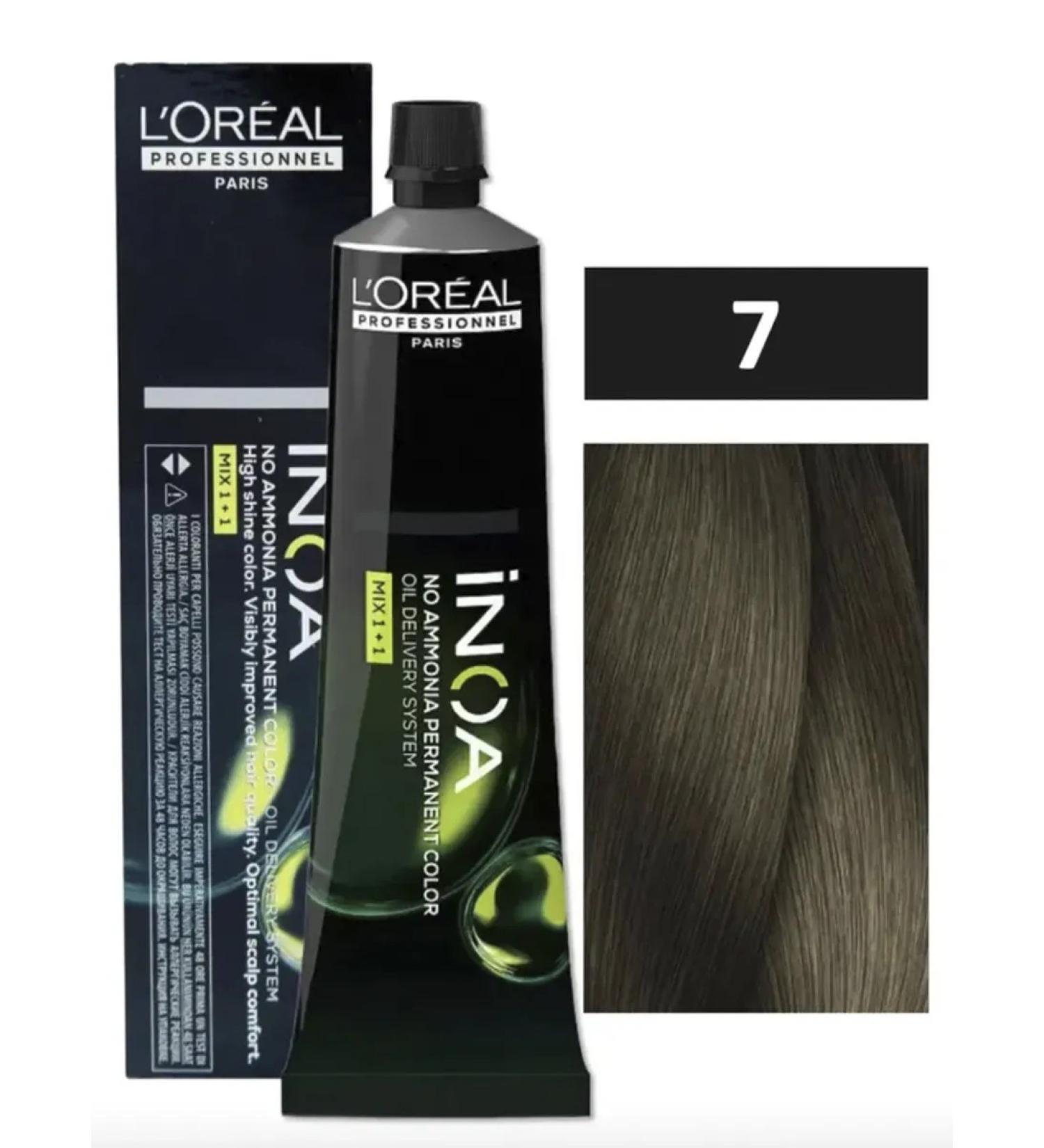 L'Oreal Inoa ODS2 dye oxidation without ammonia 7 - Buy Online on GoSupps.com