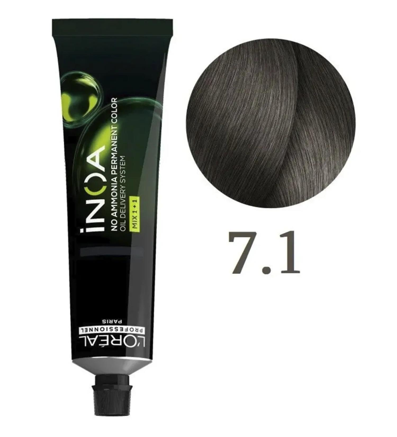 L'Oreal Inoa ODS2 dye with oxidation without ammonia 7.1 - Buy Online on GoSupps.com