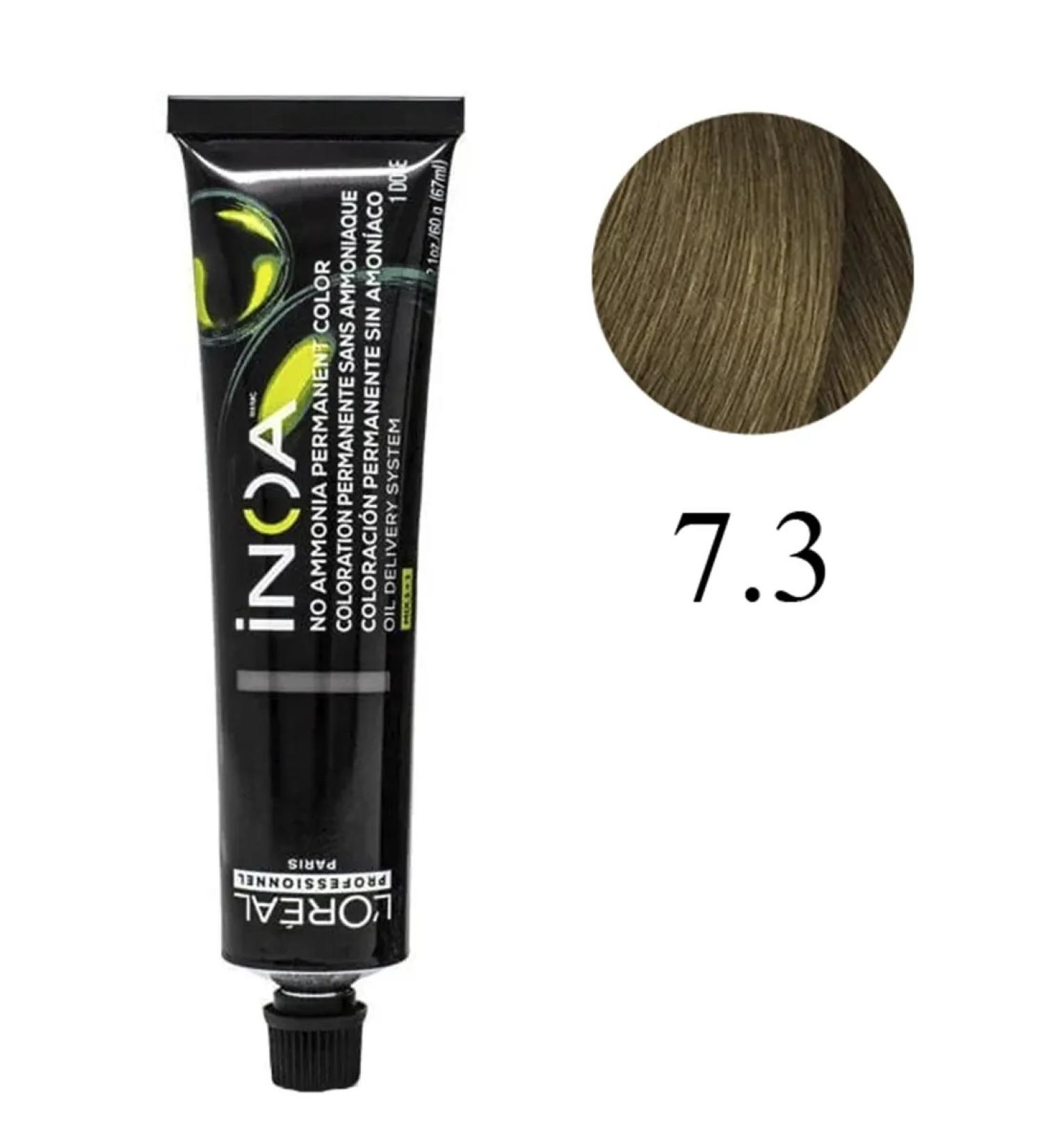 L'Oreal Inoa ODS2 dye with oxidation without ammonia 7.3 bases - Buy Online on GoSupps.com
