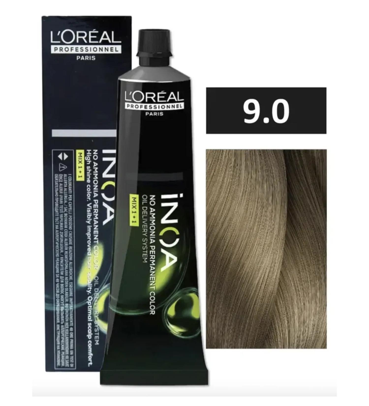 L'Oreal Inoa ODS2 dye with oxidation without ammonia 9.0 - Buy Online on GoSupps.com