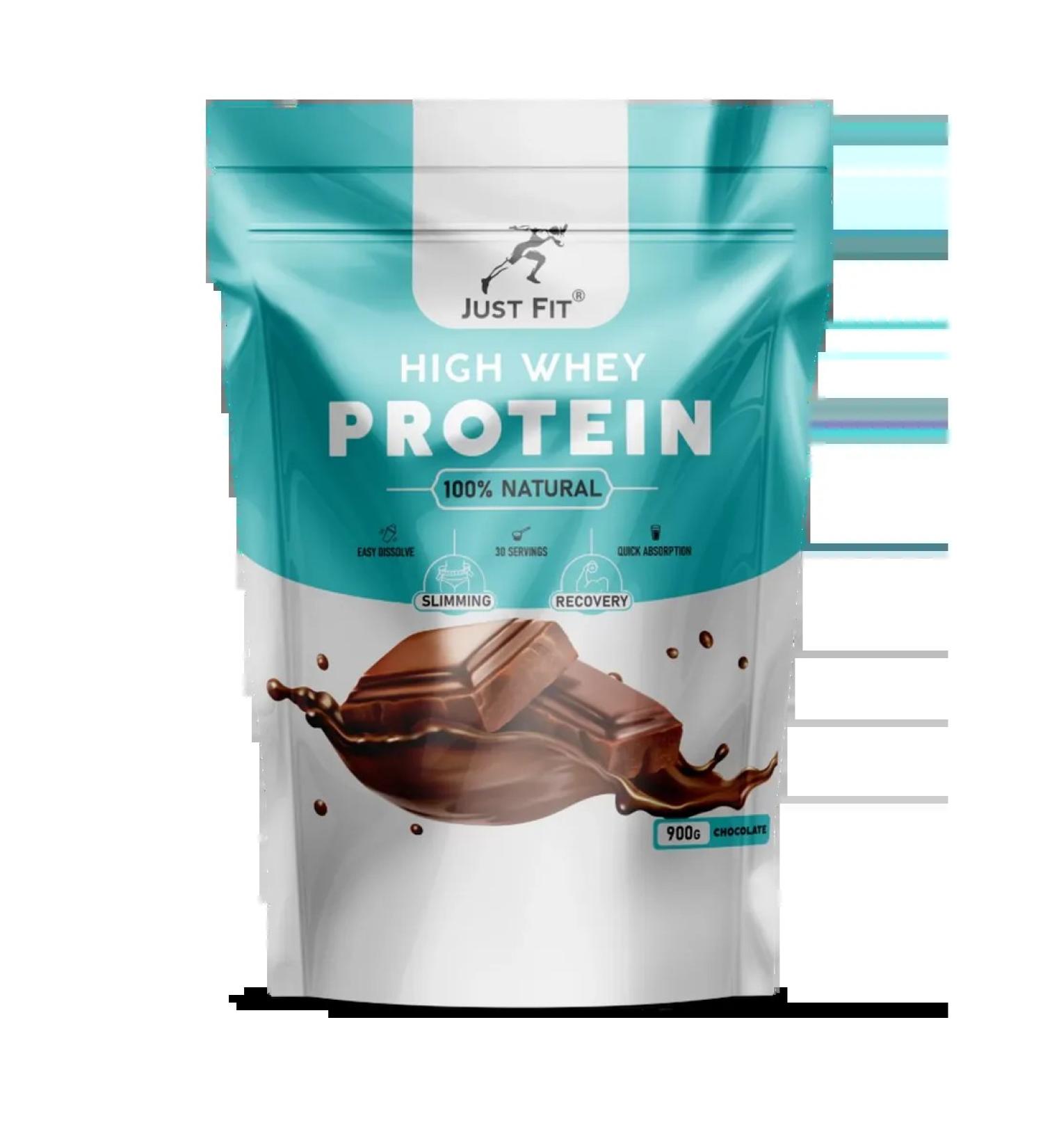 Just Fit Nutrition Protein High Whey Protein 900 gr Chocolate