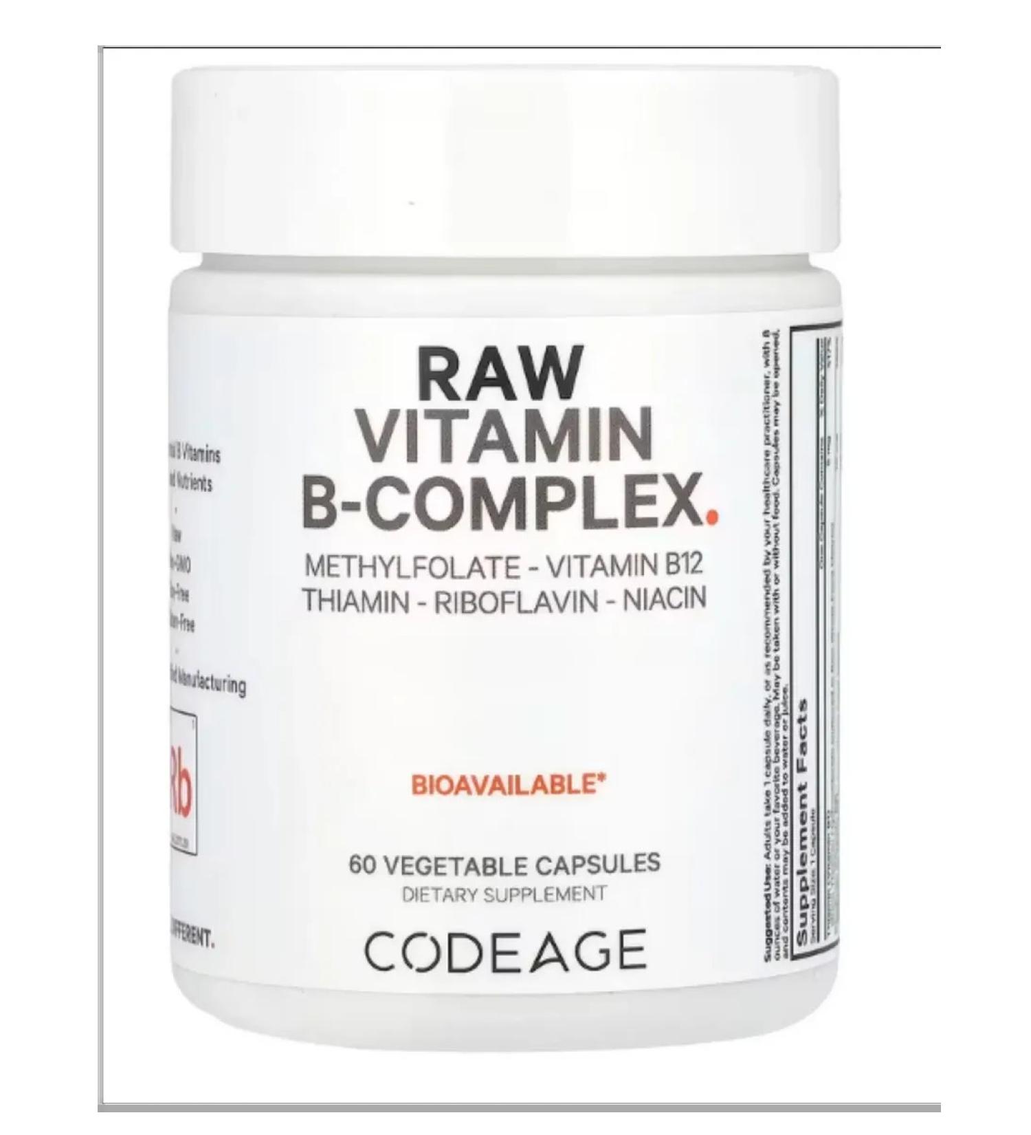 Codeage B vitamins B 60 capsules
