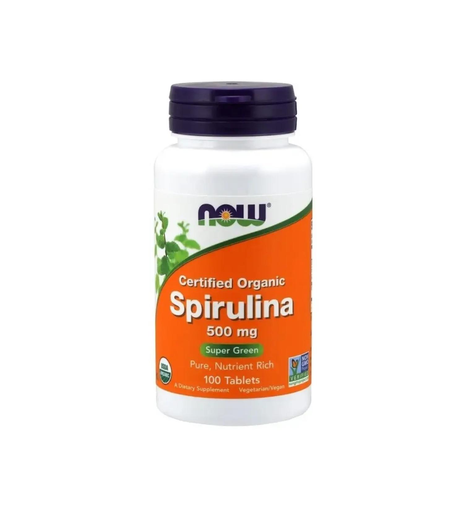 Beautiful life Now spirulina 500 mg 100 pcs. Tablets weighing 500 mg