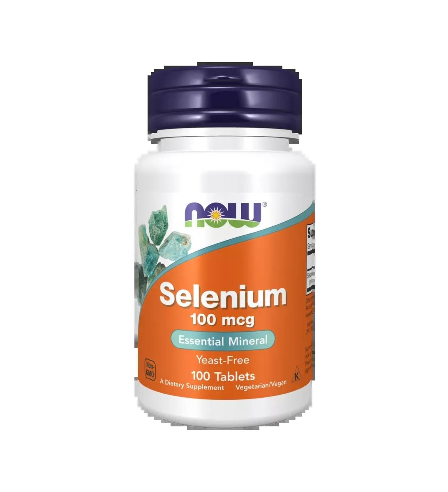 Beautiful life Now Selenium Selenium 100mkg tablets weighing 518 mg 100pcs