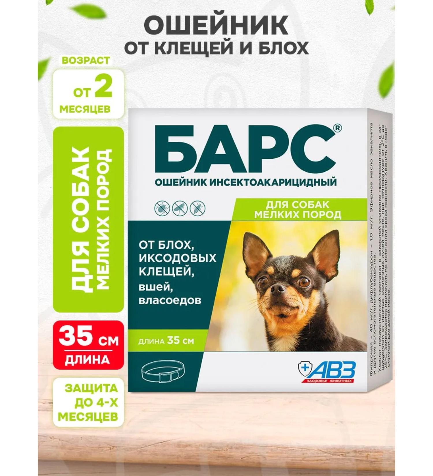 AVZ Tick collars and fleas for small dogs and puppies 35 cm - Buy Online on GoSupps.com