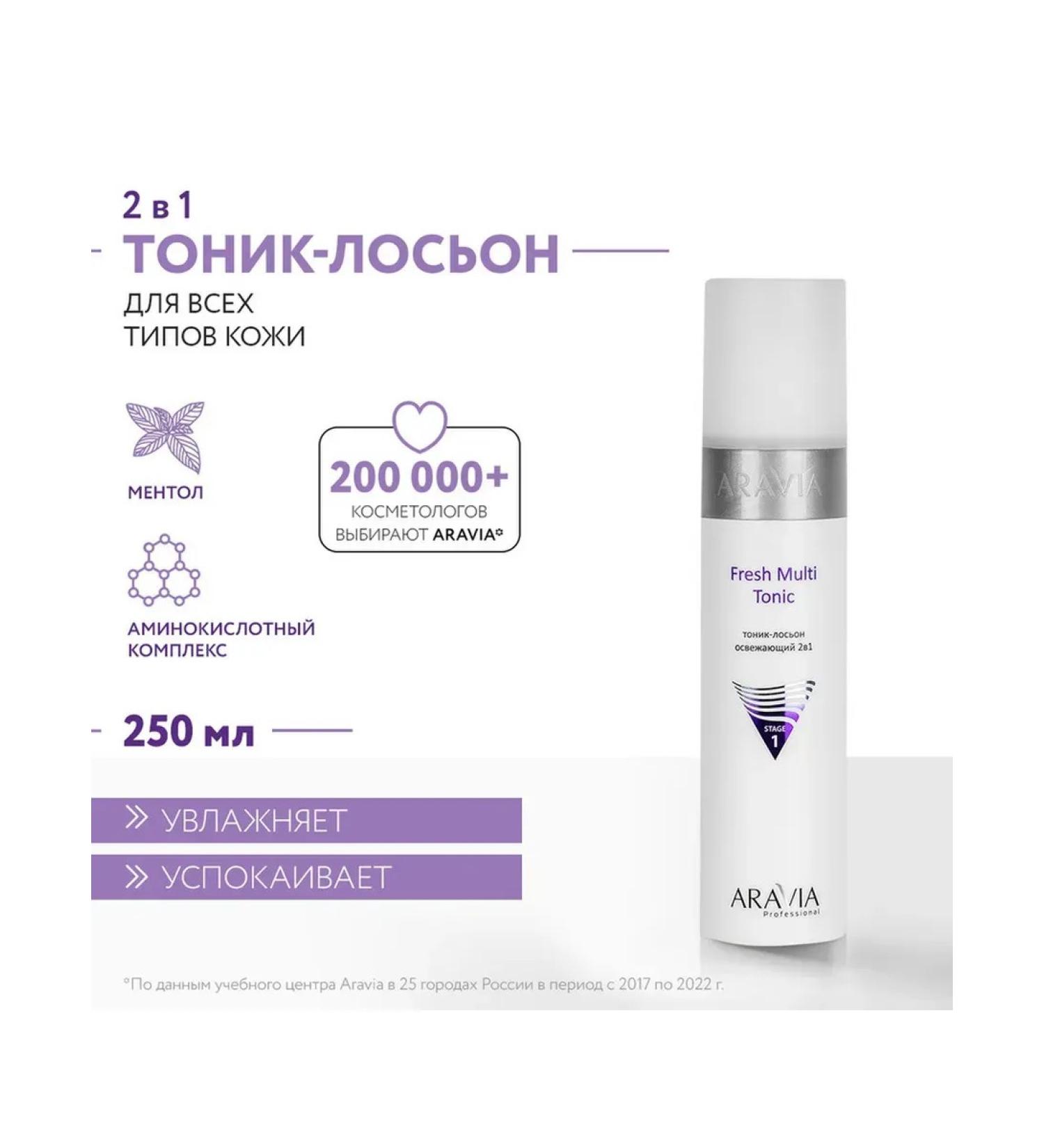 Beauty of the body Tonic-glue refreshing 2V1 Aravia Professional Fresh Multi