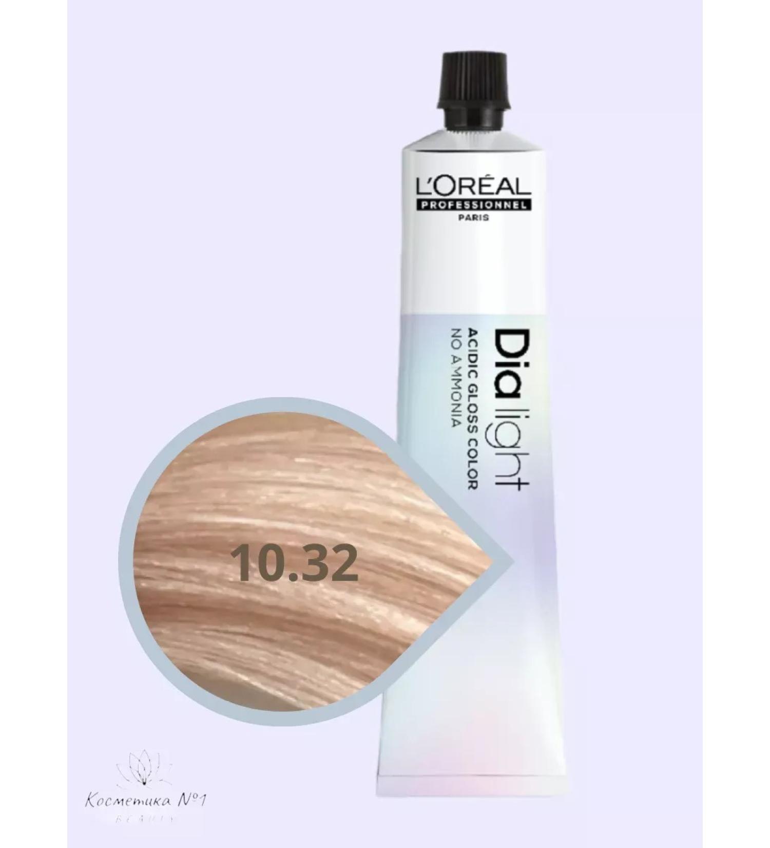 L'Oreal Professionnel Paint tinting without ammonia Dia Light tone 10.32 50 ml - Buy Online on GoSupps.com