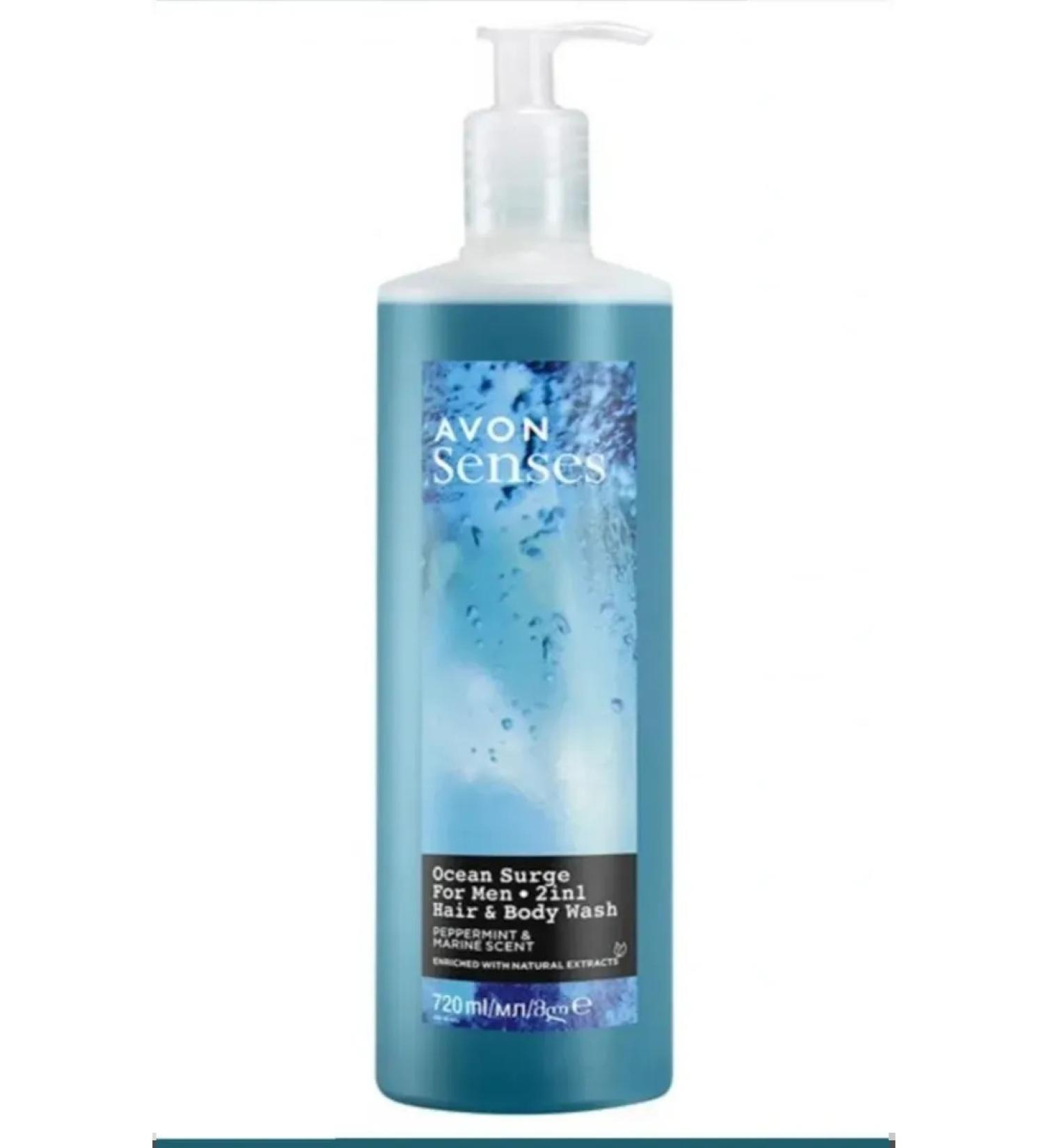 AVON Senses "invigorating ocean" shower gel 720 ml - Buy Online on GoSupps.com