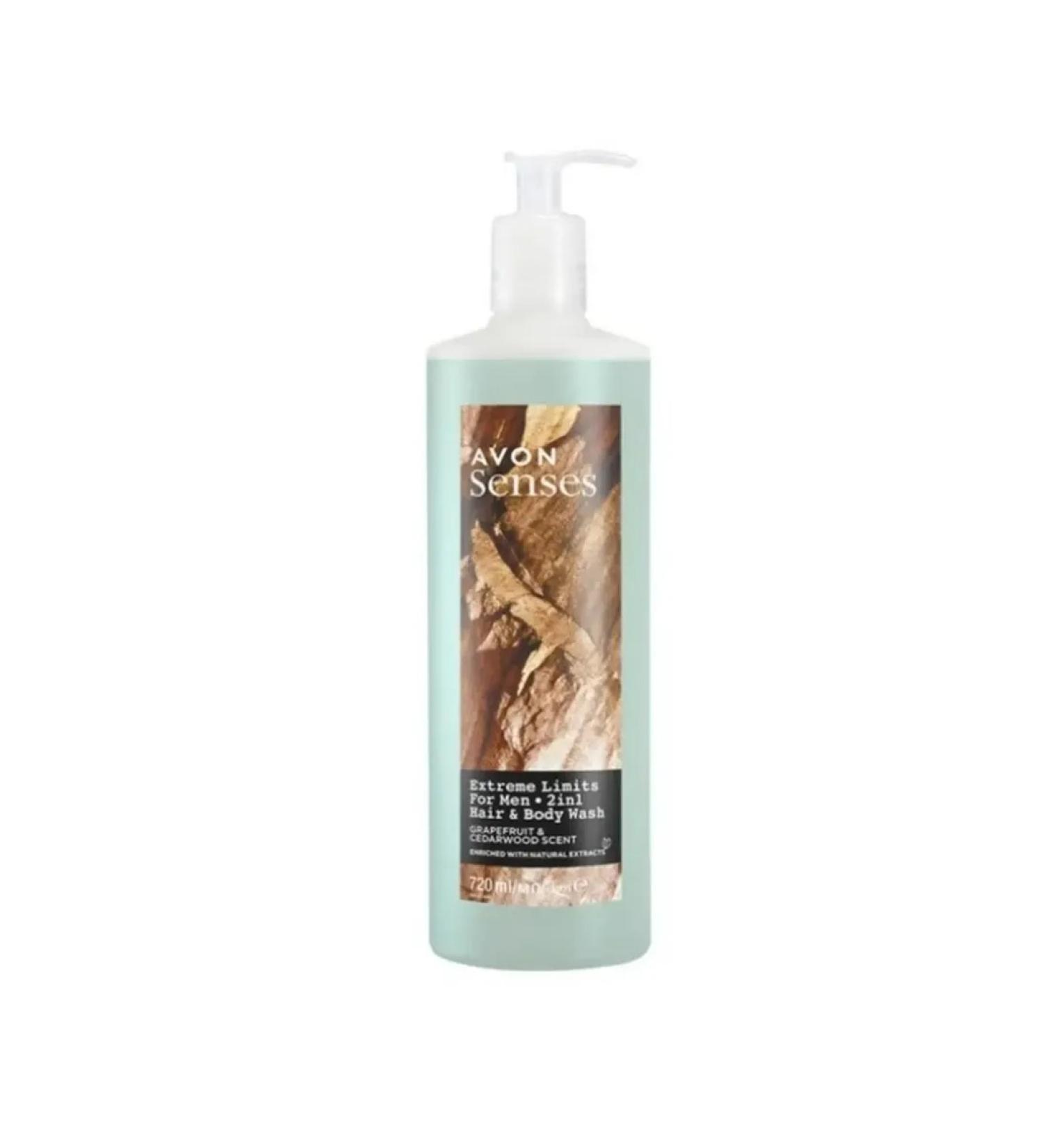 AVON Senses "Extreme charge" gel Shampoo 2-B-1 720ml - Buy Online on GoSupps.com