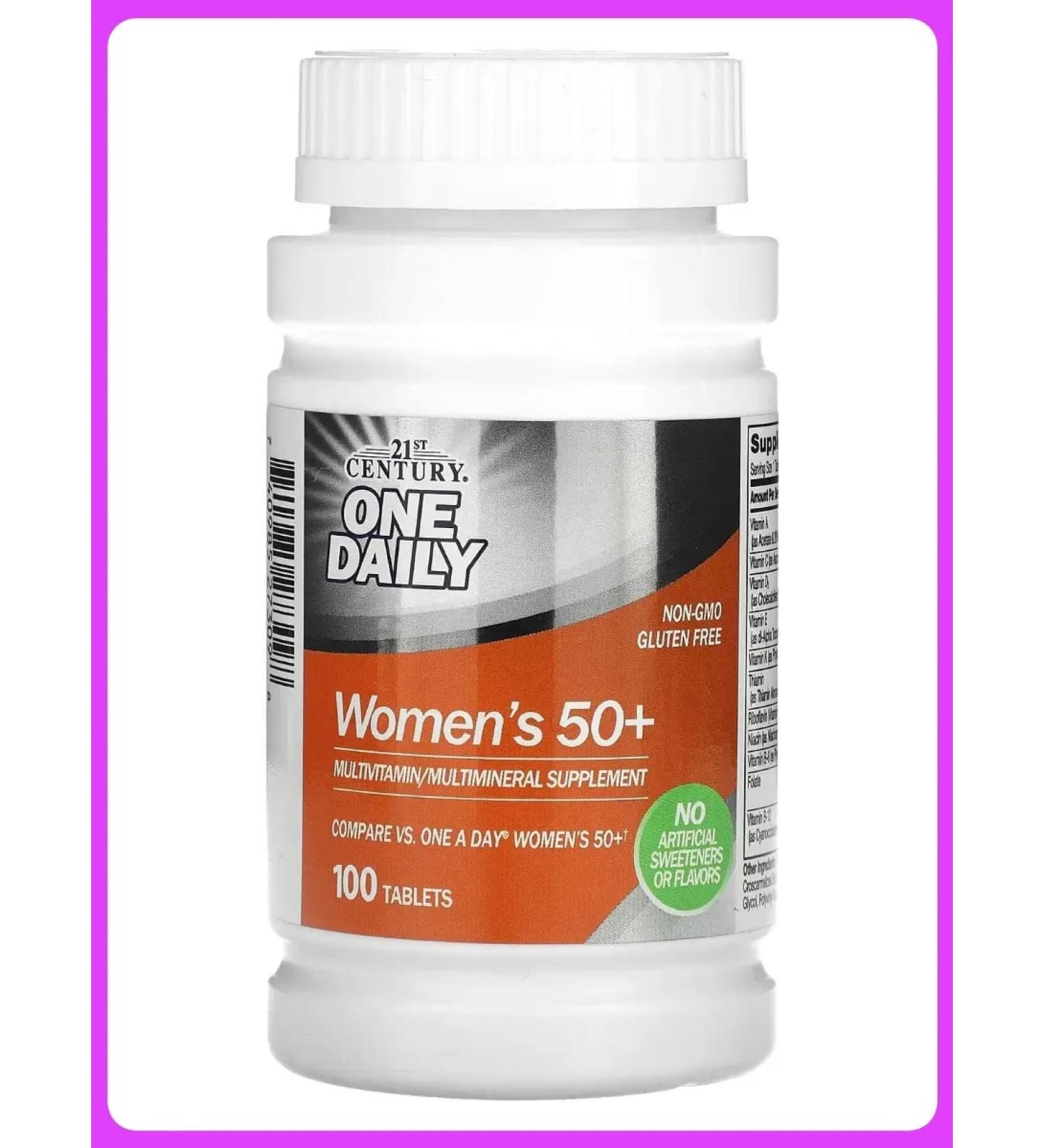 21st Century Multivitamins for women over 50 years old 100 tablets