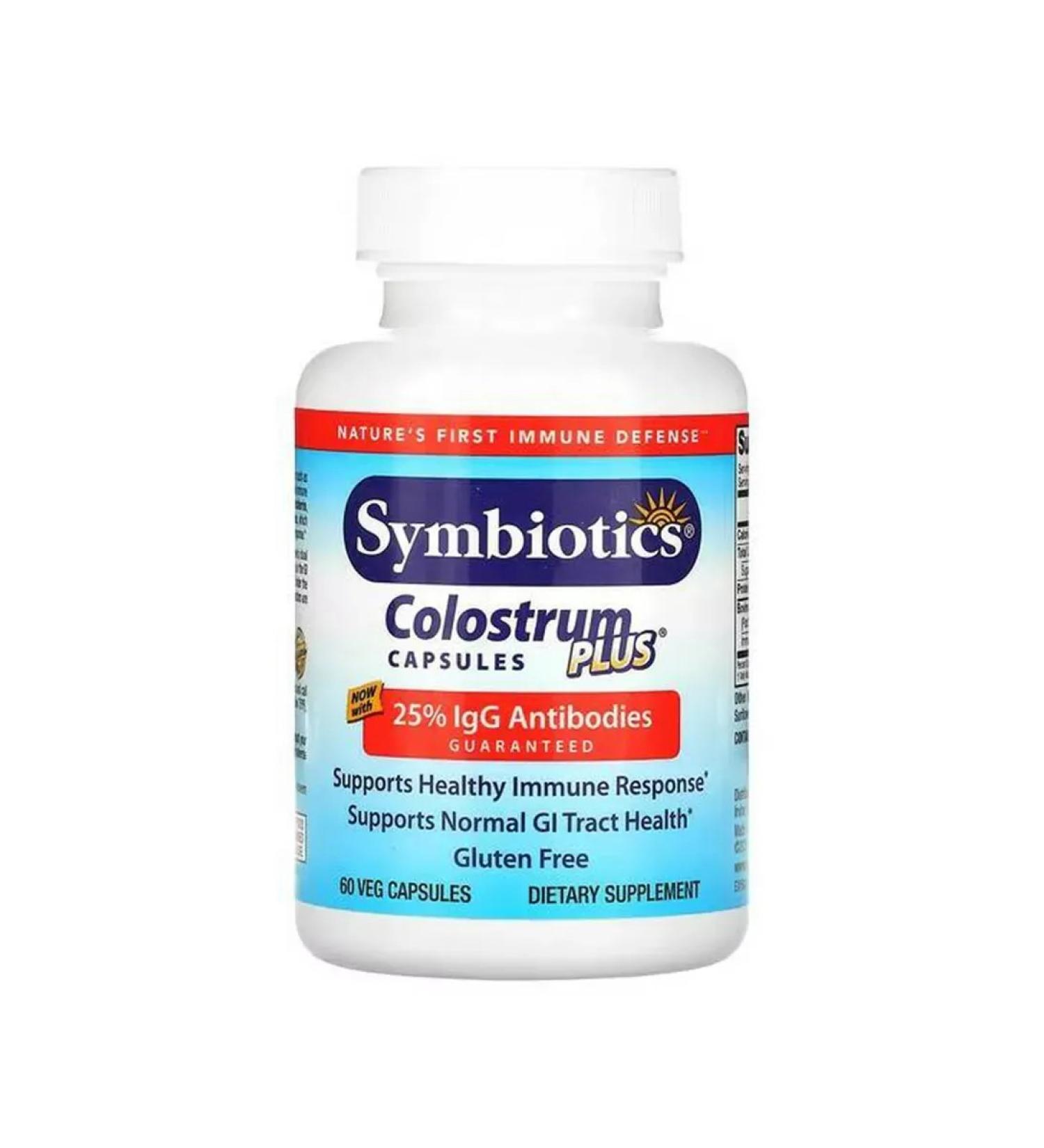 Symbiotics Colostrum plus 60 capsules