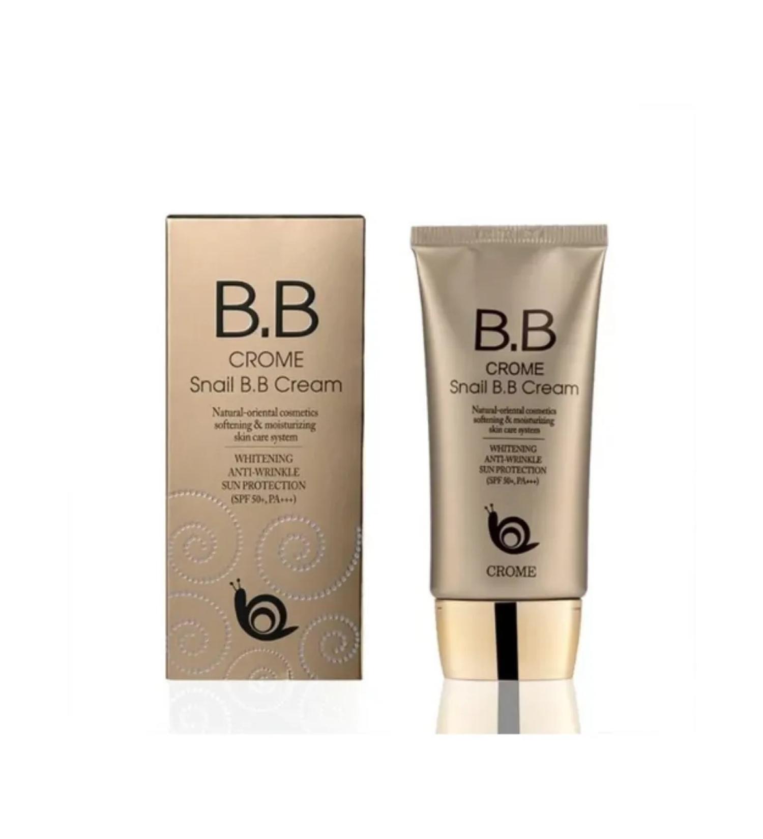 BB CROME Crome Snail BB Cream SPF50+ PA+ Snail mucin - Buy Online on GoSupps.com