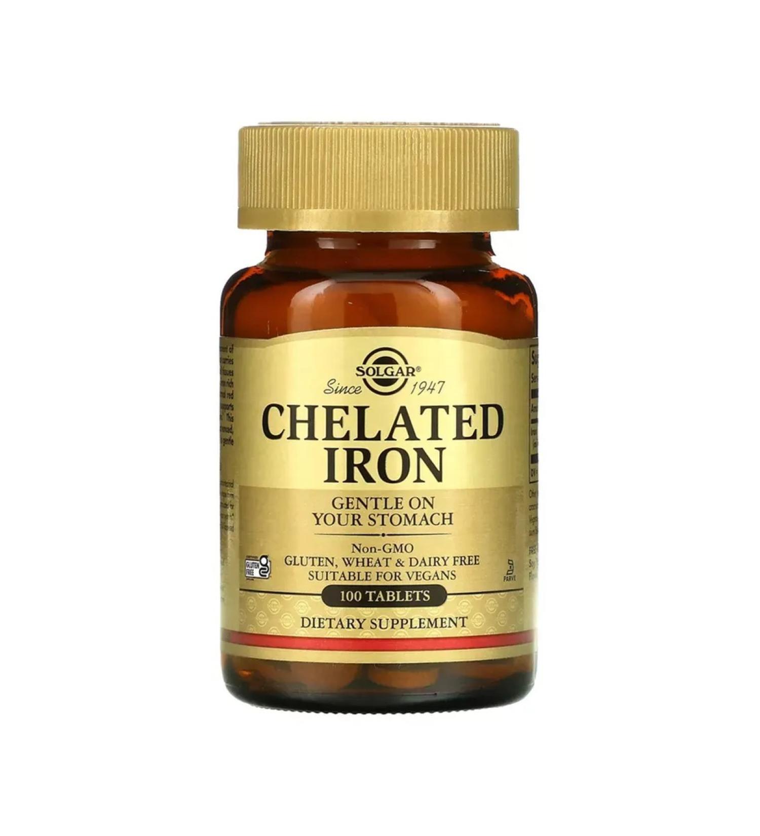 SOLGAR Helat iron 100 tablets