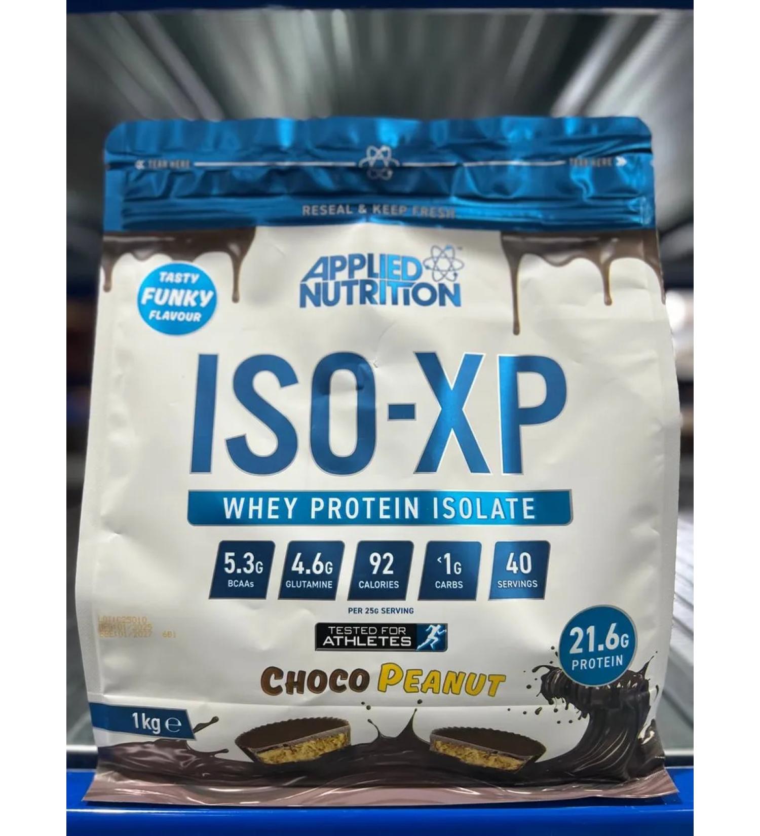 APPLIED NUTRITION Serum protein isolate ISO-XP 1 KG chocolate peanuts - Buy Online on GoSupps.com