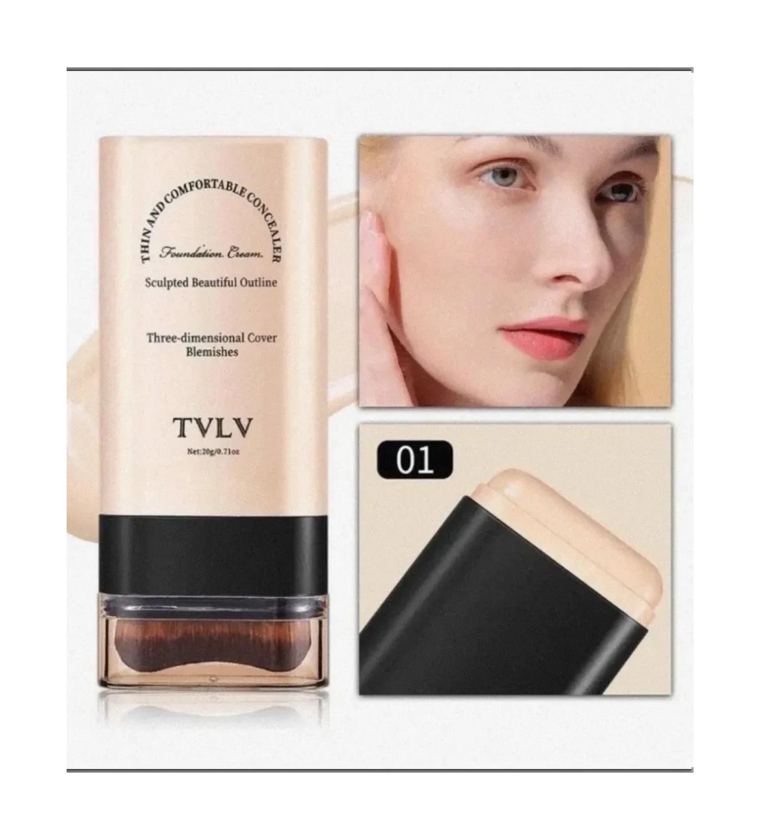 Tonal face cream in a stick with a sponge tone 01 - Buy Online on GoSupps.com