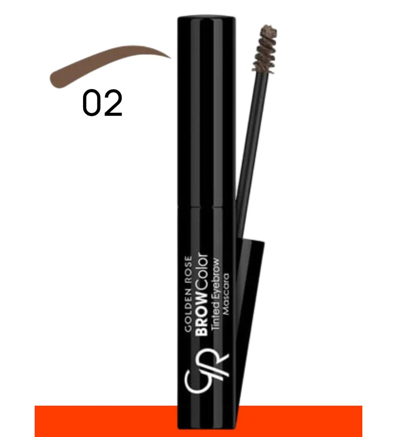Golden Rose Mascara staining eyebrows thicker volume Mascara Brow Eyebrow 02 - Buy Online on GoSupps.com