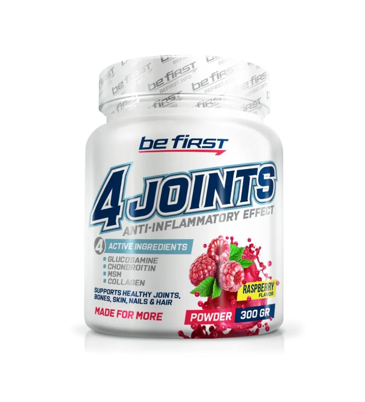 Be First 4JOINTS for joints and ligaments 300 g of raspberries