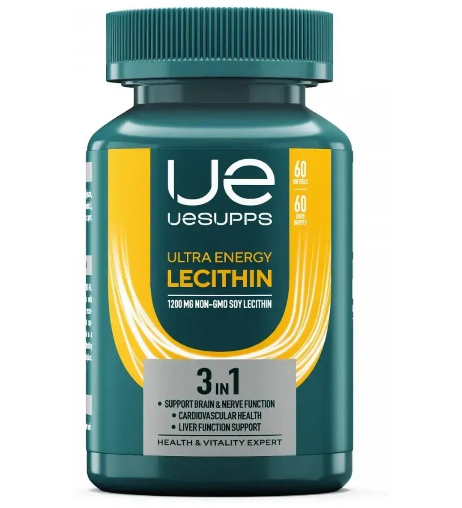 UESUPPS Lecitin ultra Energy caps. No. 60 - Buy Online on GoSupps.com