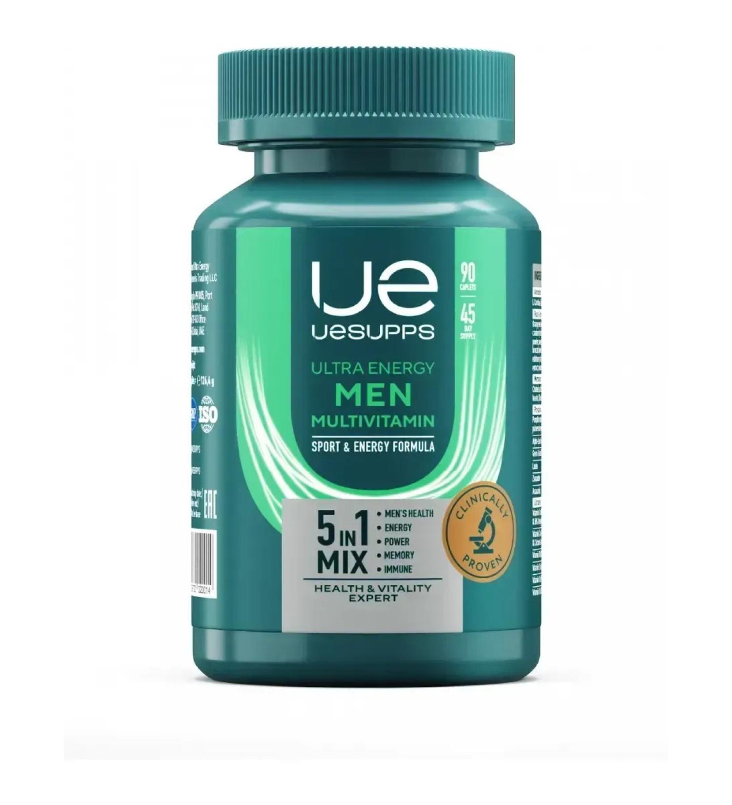 UESUPPS Multivitamin Formula Ultra Energy Tab. No. 90 - Buy Online on GoSupps.com