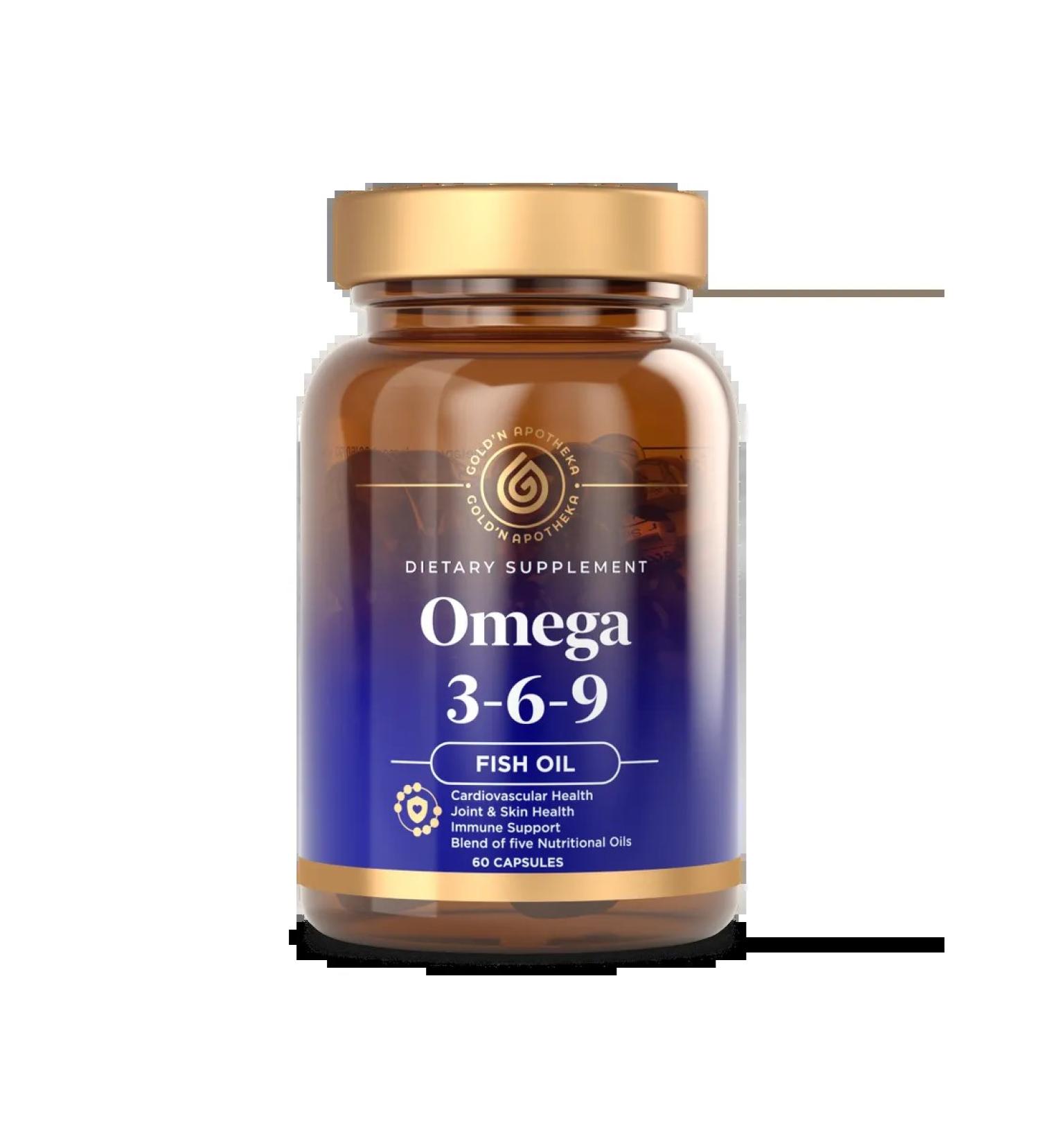 Gold'n Apotheka Omega-3-6-9 30 60 90 omega 3-6-9 Capsules MAS ...
