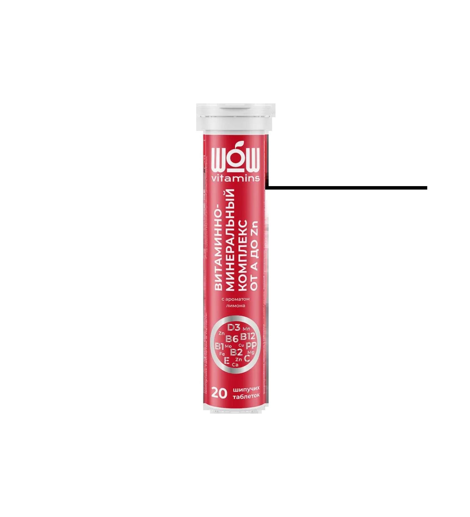 Wow Vitamins vitamin-mineral complex from A to Zn with Aro ...