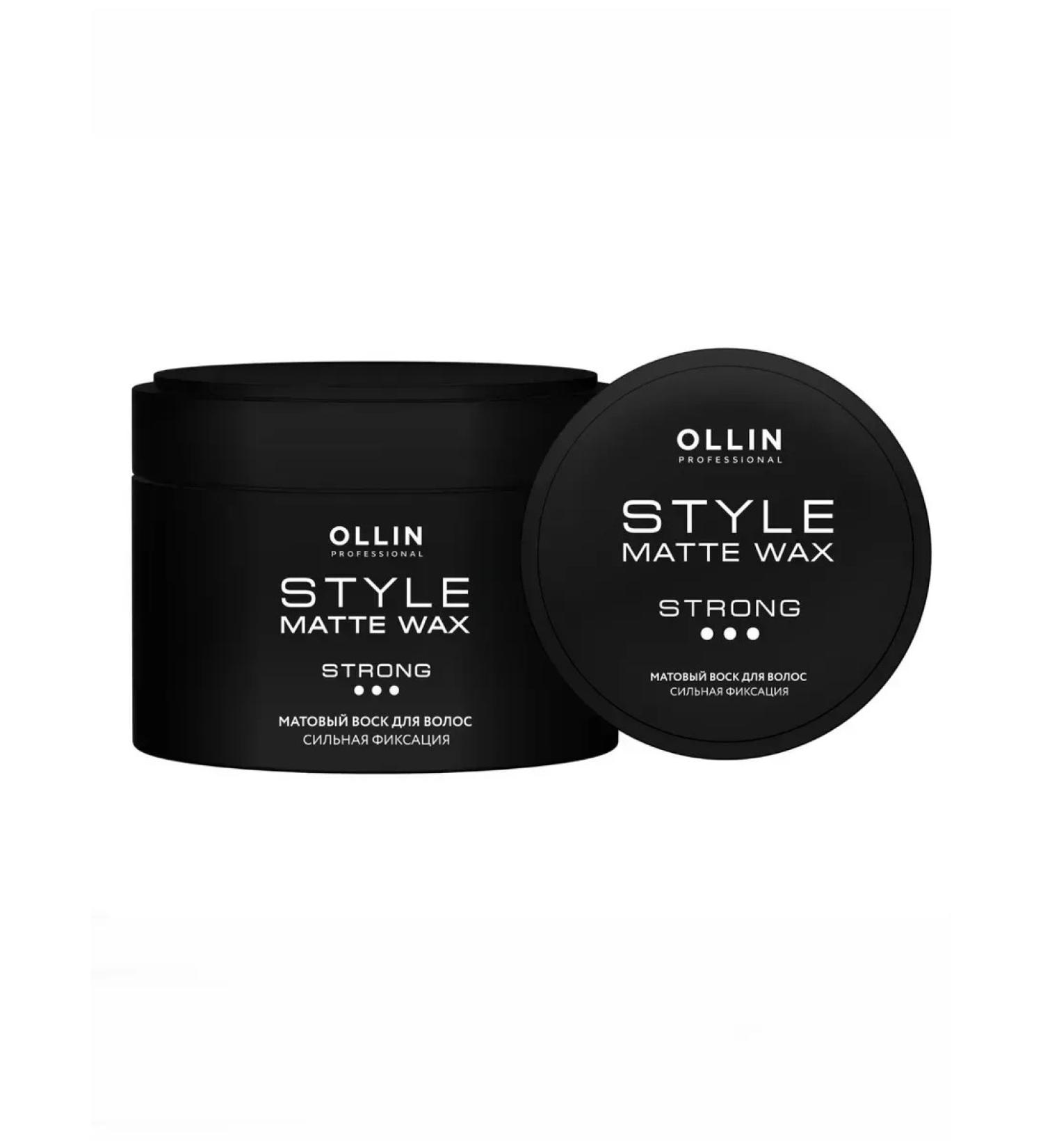 OLLIN Hair wax matte Style Strong 50g