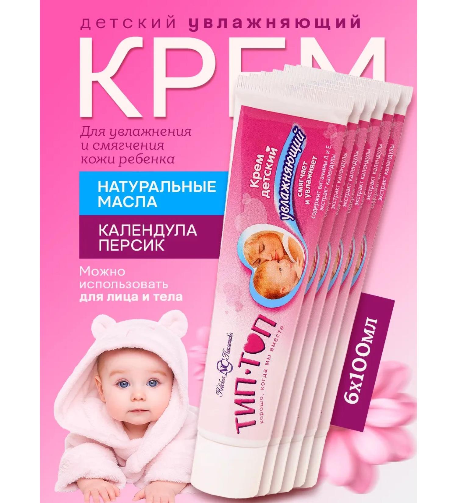 LARGE-EARED NANNY Children's cream moisturizer "Top-top" 6pc x 40ml - Buy Online on GoSupps.com