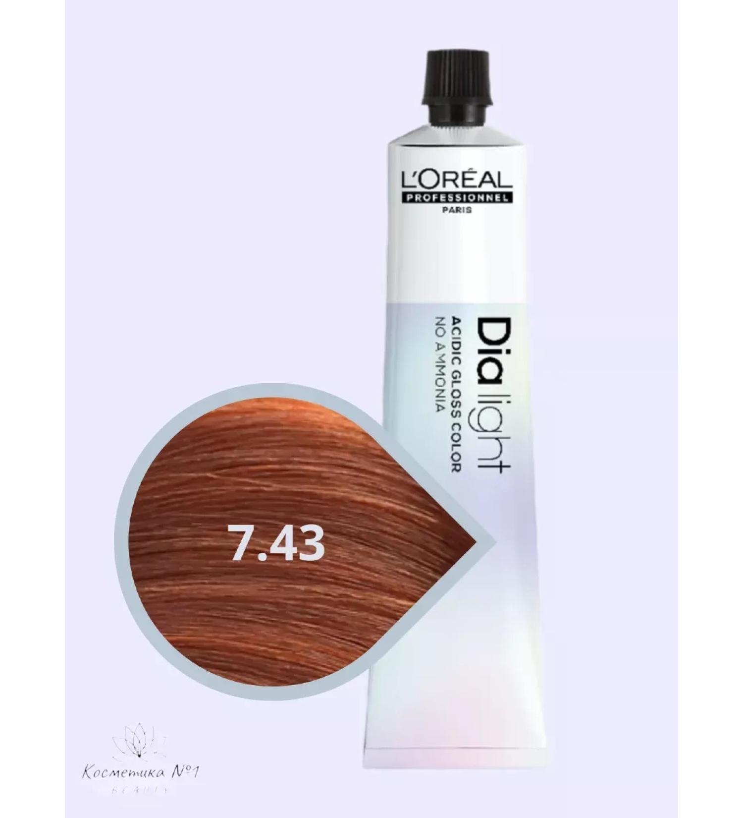 L'Oreal Professionnel Paint tinting without ammonia Dia Light tone 7.43 50 ml - Buy Online on GoSupps.com