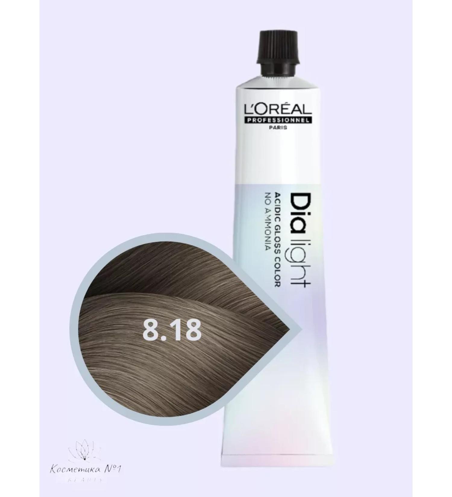 L'Oreal Professionnel Paint tinting without ammonia Dia Light tone 8.18 50 ml - Buy Online on GoSupps.com