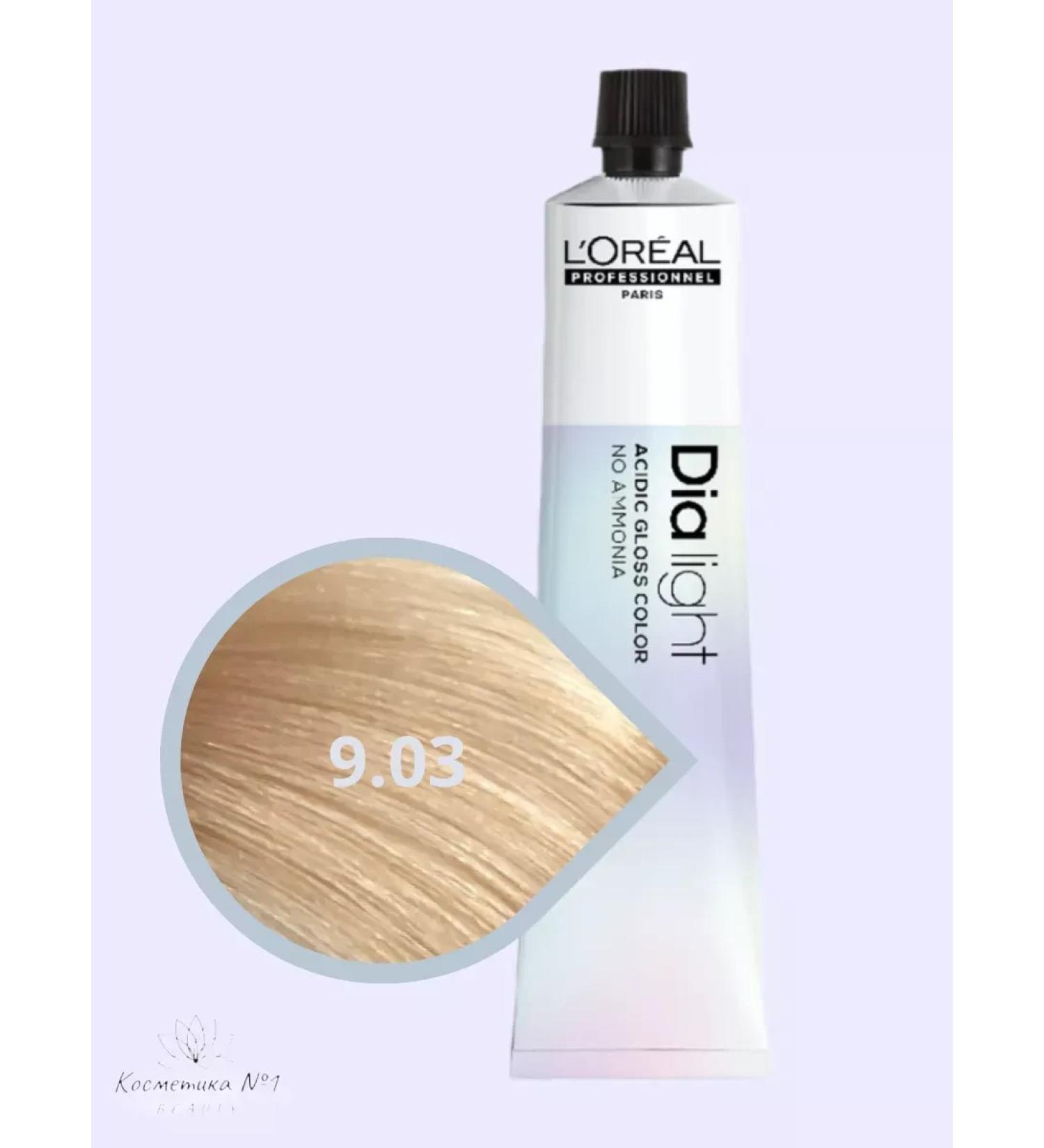 L'Oreal Professionnel Paint tinting without ammonia Dia Light tone 9.03 50 ml - Buy Online on GoSupps.com