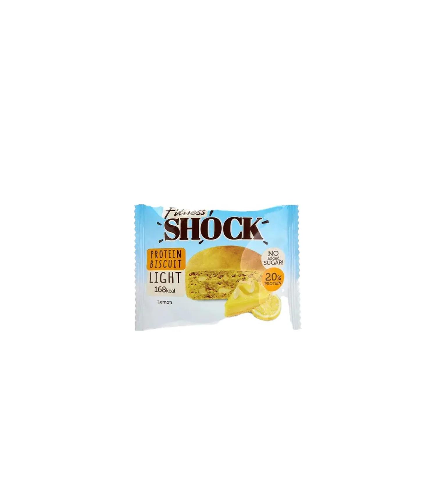 FitnessShock Protein biscuit lemon