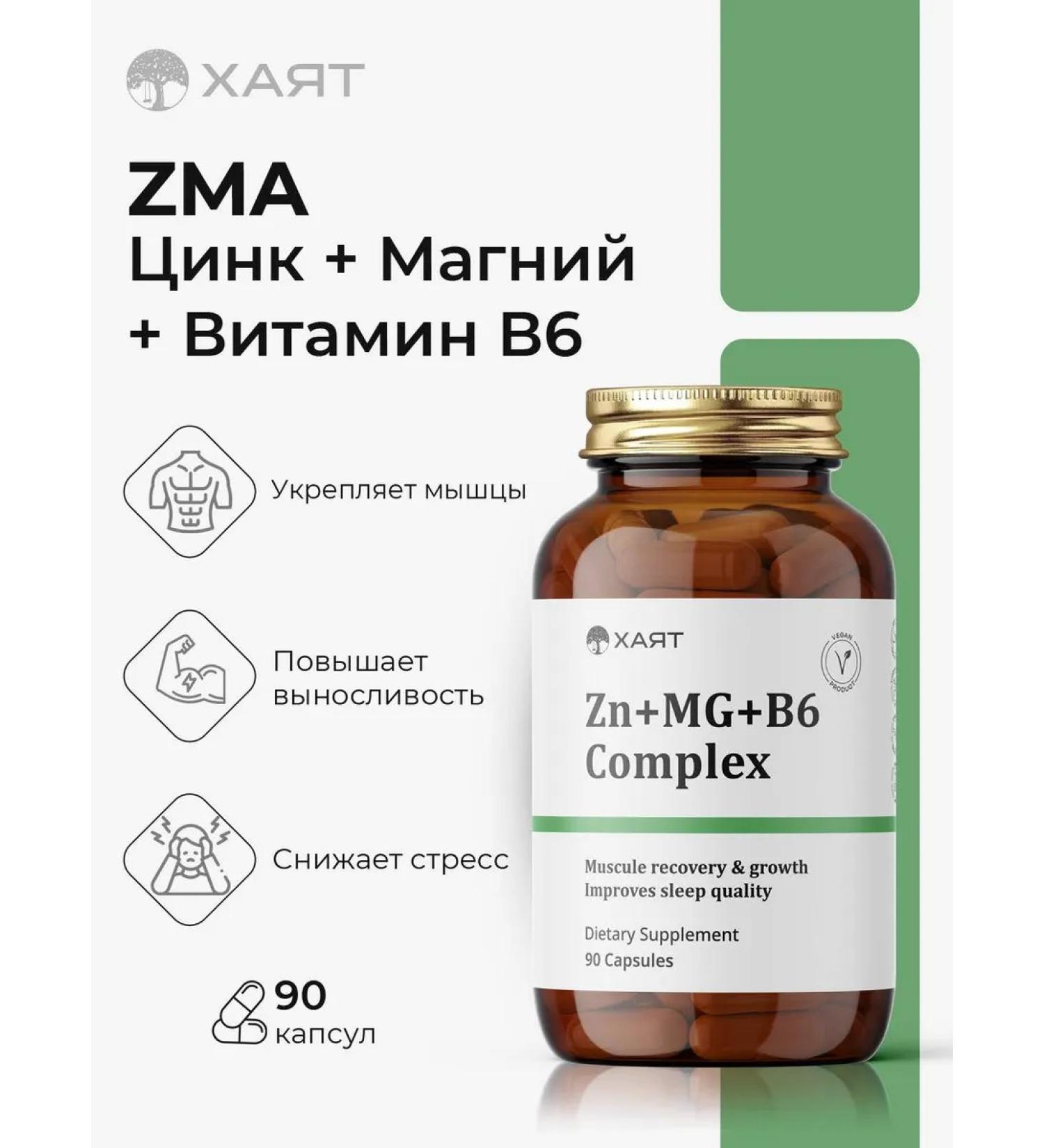 HAYAT ZMA Zinc Magnesium B6 - Buy Online on GoSupps.com
