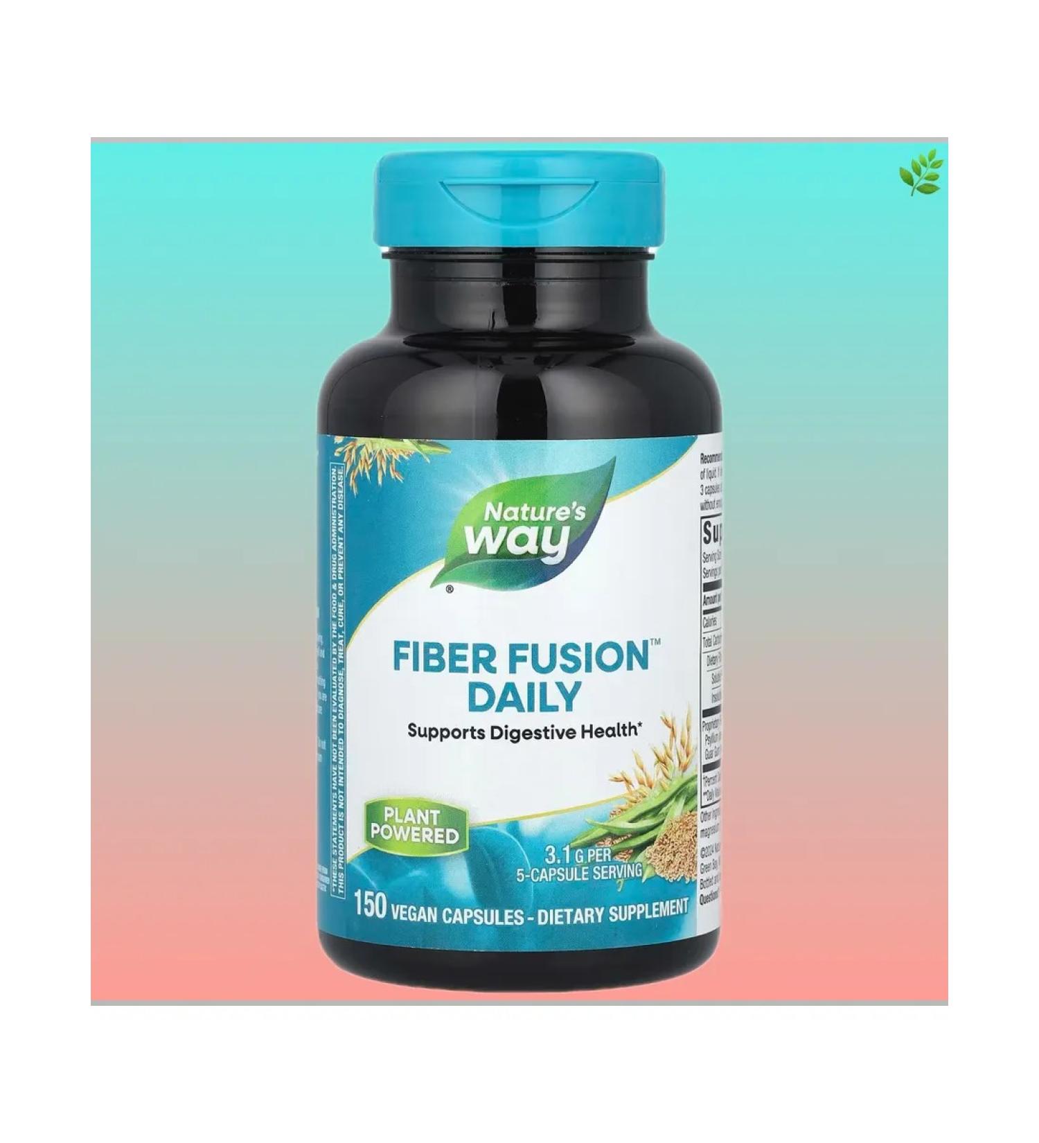 Nature's Way Fiber Fusion Daily fiber 150 vegan capsules