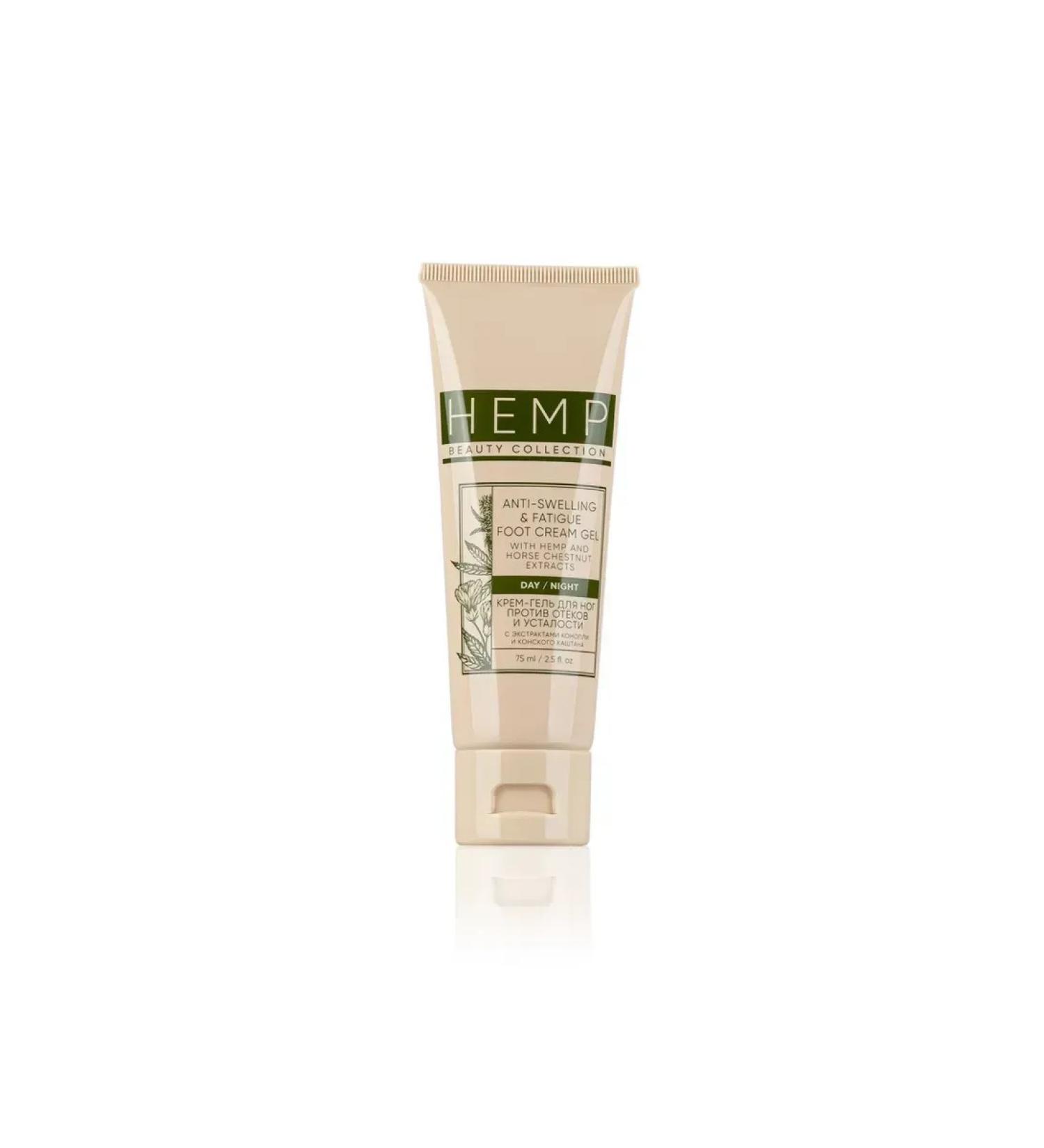 GreenEco Cream-gel legs against edema and fatigue HEMP 75 ml