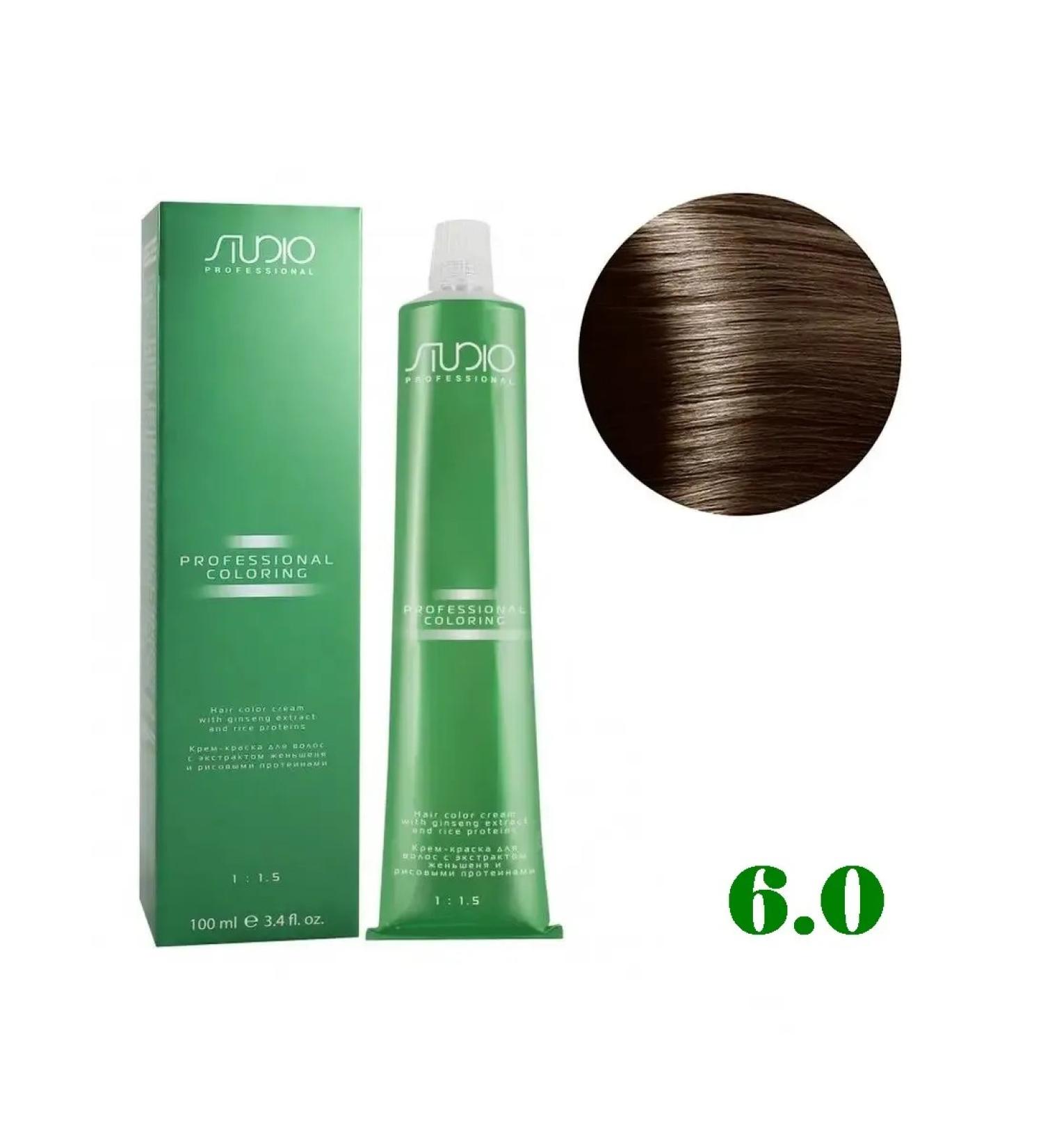 Kapous Studio cream-painting tone # 6.0 dark blond