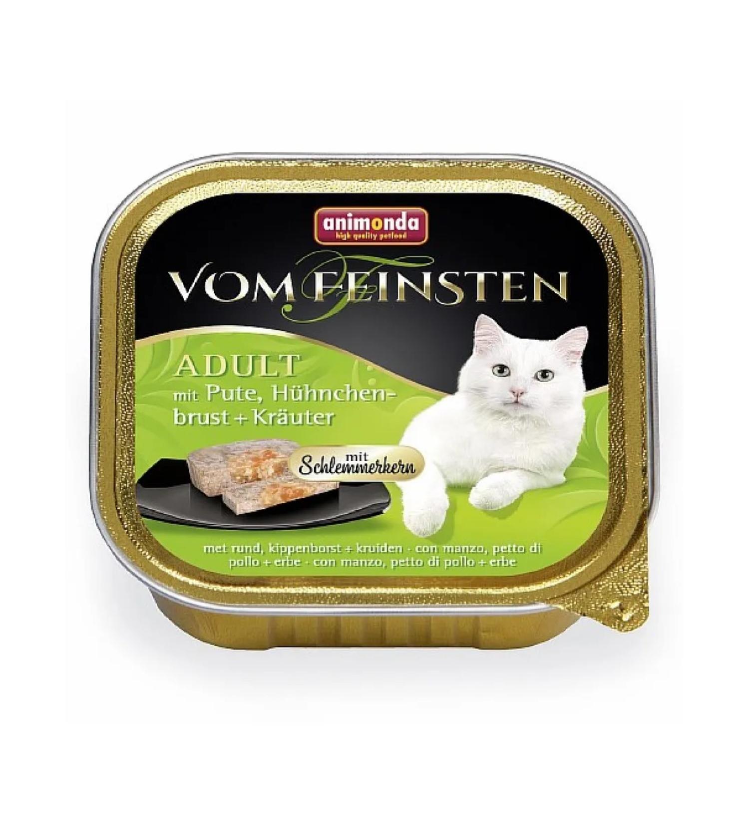 ANIMONDA Canned food for cats turkey chicken breast herbs 100gh32